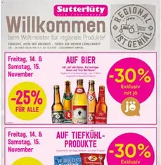 Sutterlüty Flugblatt - Prospekt Vorschau gültig ab 13.11.2025