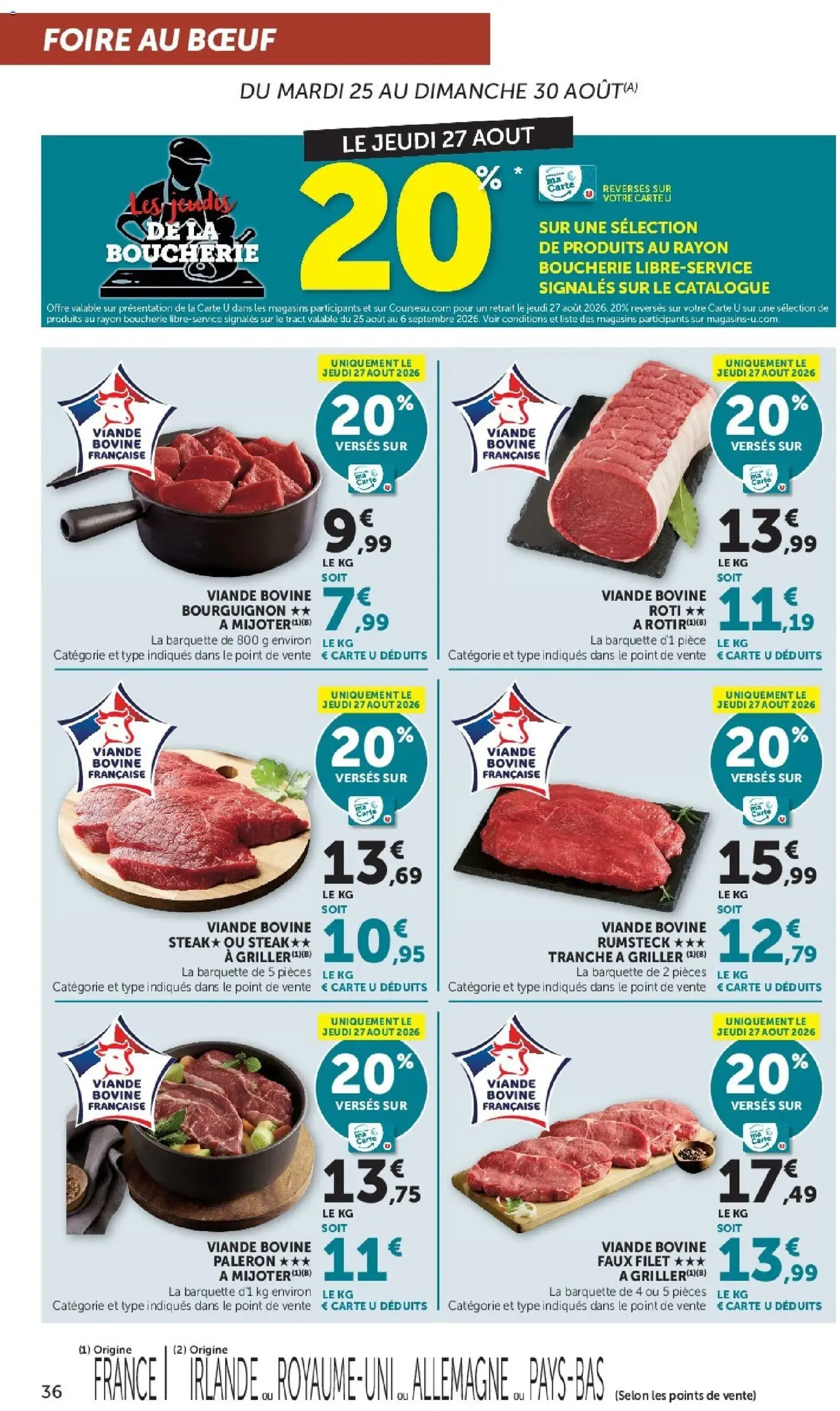Super U catalogue - brochure valable à partir du 25/08/2026, page 36 sur 48
