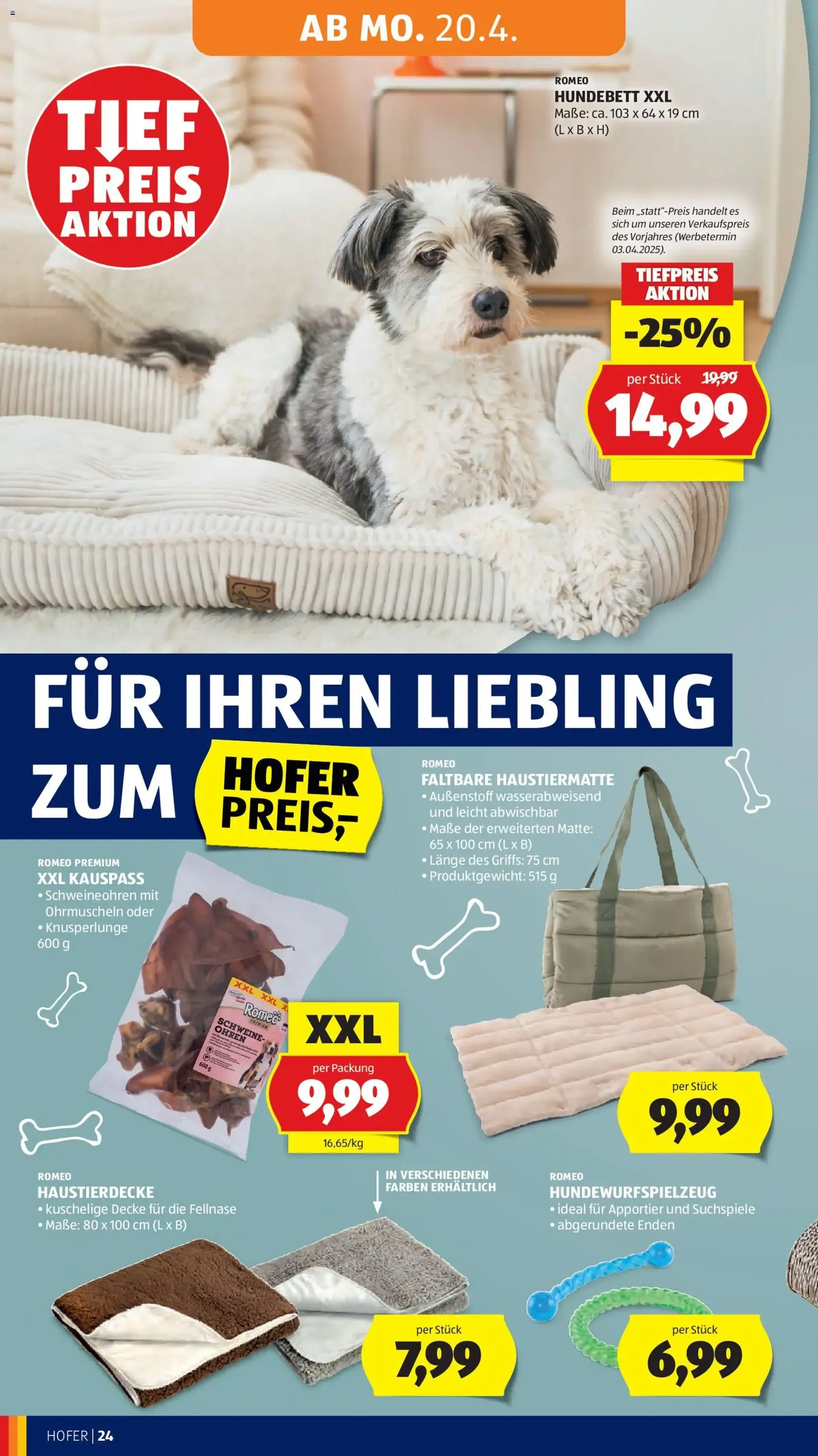 Hofer Flugblatt - Gültiger Prospekt ab 20.04.2026, Seite 28 von insgesamt 45