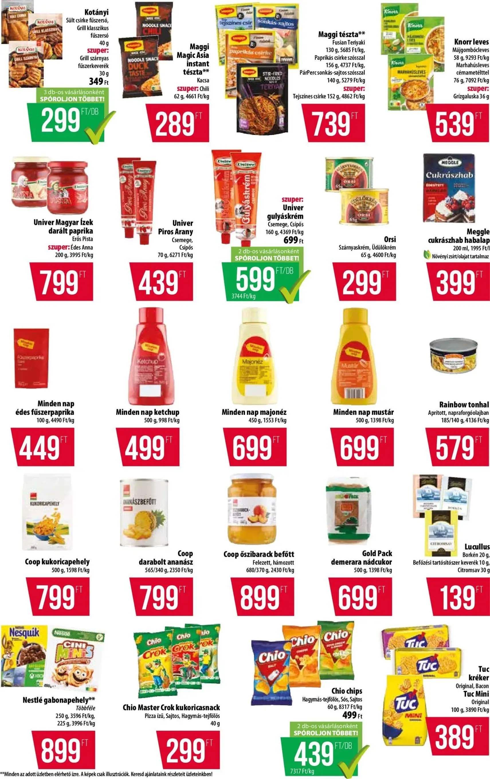 COOP akciós újság - 2026.05.07. érvényes szórólap 5 oldal 12 oldalból