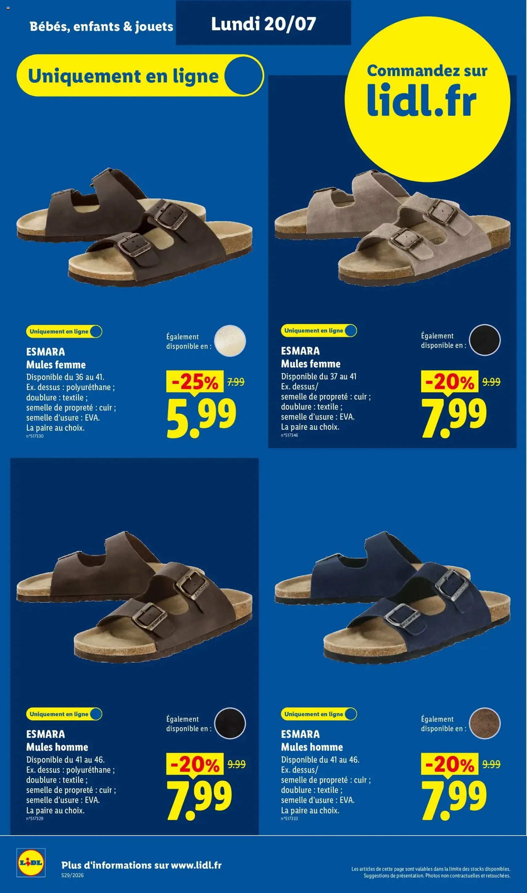 LIDL catalogue - brochure valable à partir du 16/07/2026, page 58 sur 61