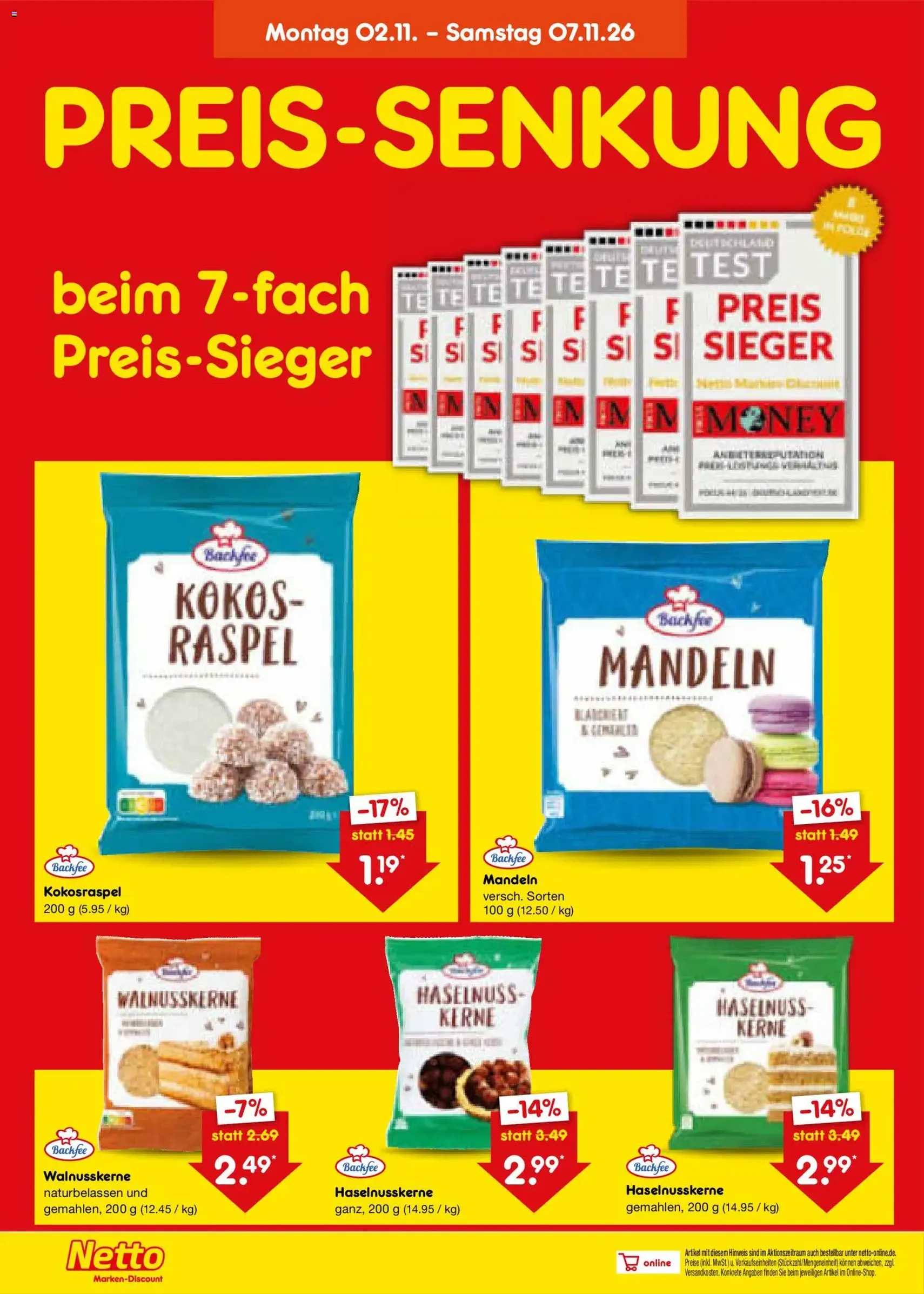 Netto Marken-Discount Prospekt - Gültiger Prospekt ab 02.11.2026, Seite 4 von insgesamt 70