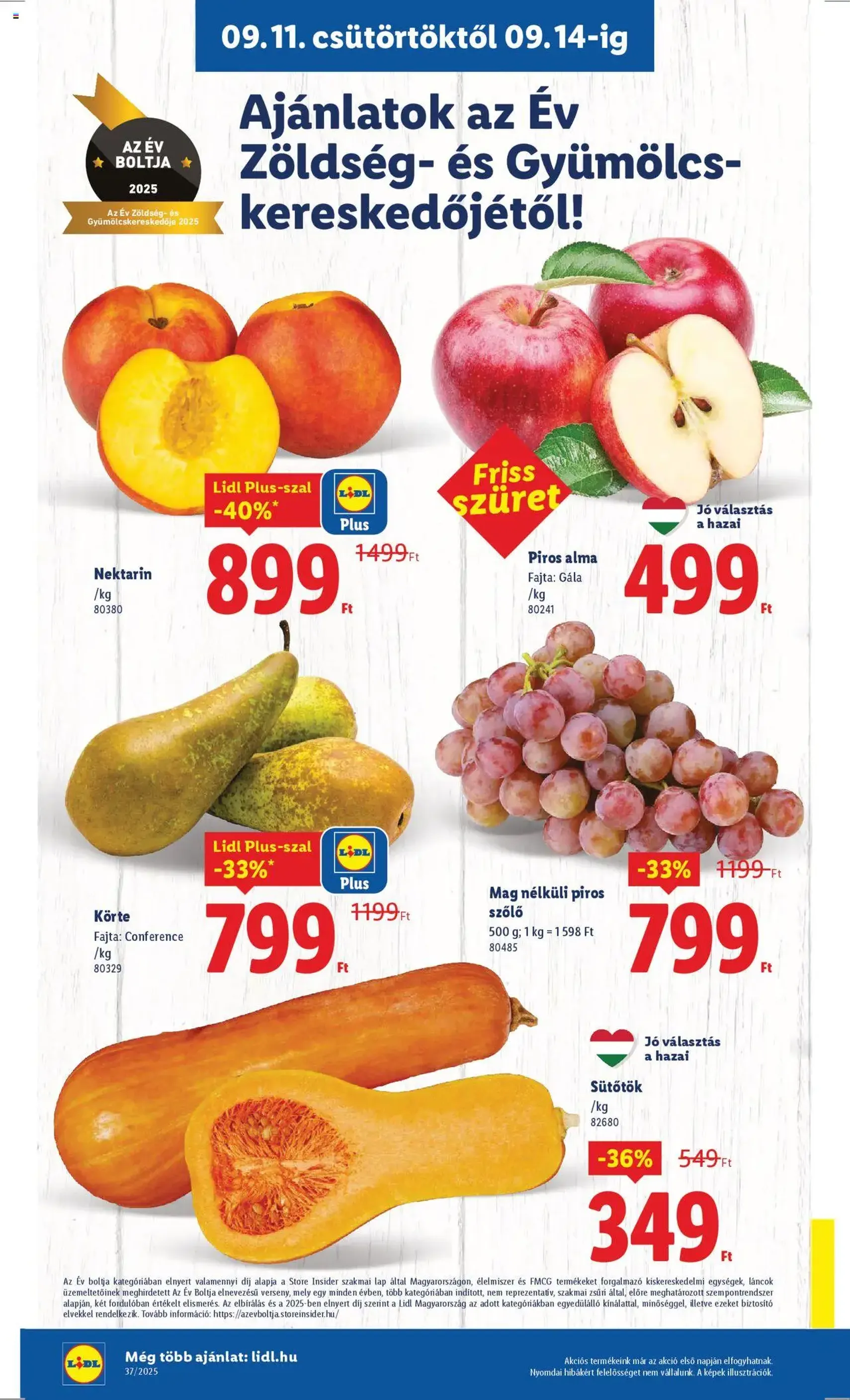 Lidl Akciós újság - 2025.09.11. érvényes szórólap 8 oldal 66 oldalból Lidl Akciós újság - 2025.09.11. érvényes szórólap 8 oldal 66 oldalból