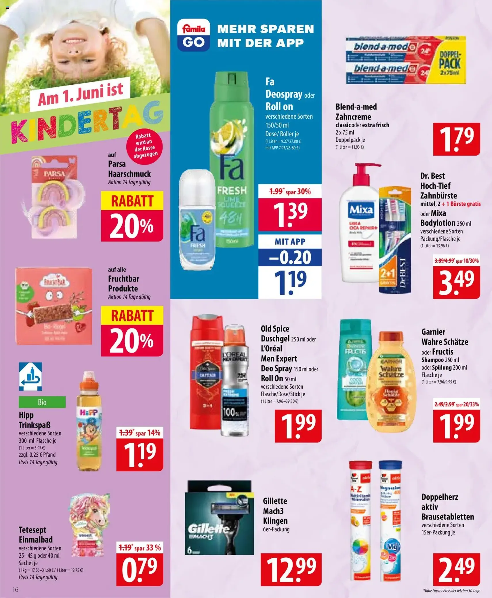 Famila Prospekt - Gültiger Prospekt ab 18.05.2026, Seite 16 von insgesamt 24