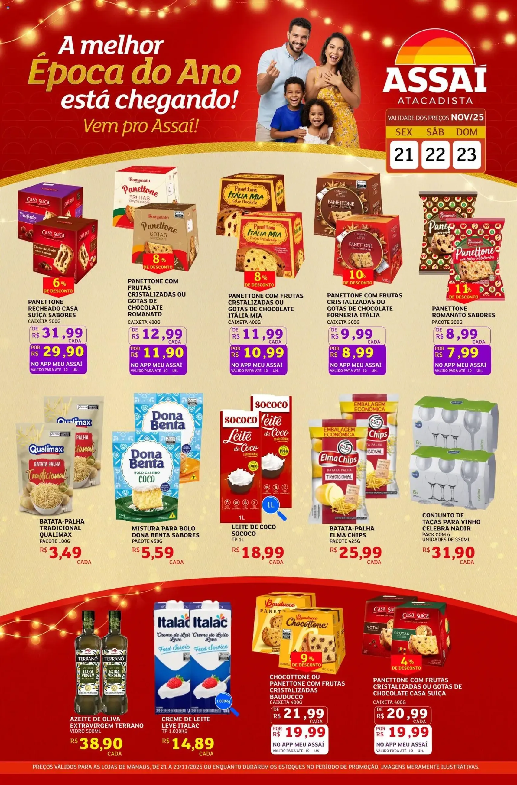 Encarte Assaí Atacadista - folheto válido a partir de 21/11/2025 página 1 de 2