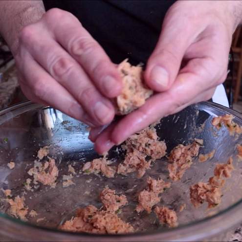 Polpette di tonno - procedimento 1
