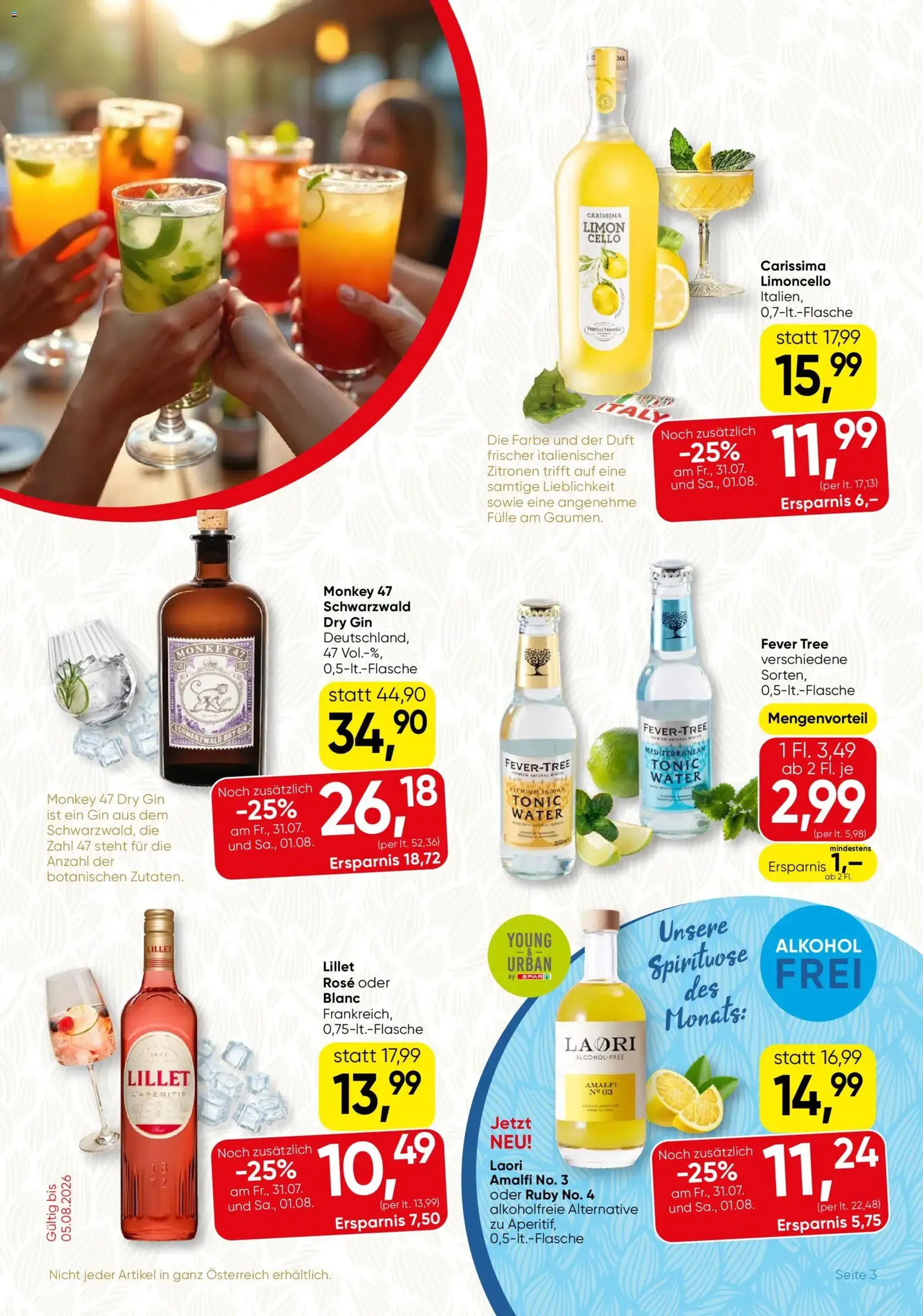 SPAR Gourmet Flugblatt - Gültiger Prospekt ab 30.07.2026, Seite 3 von insgesamt 12