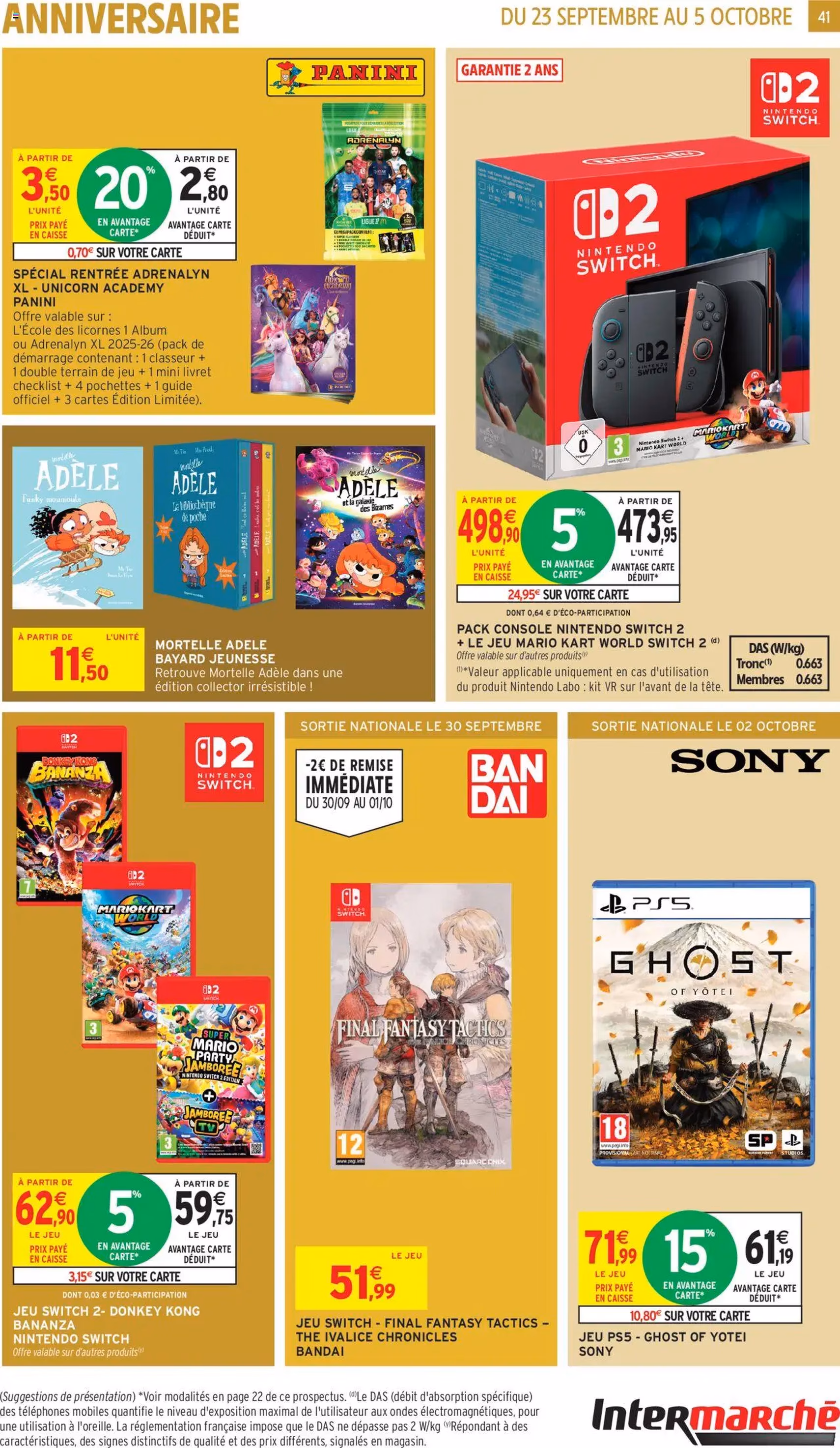 Intermarché catalogue semaine 39 - brochure valable à partir du 23/09/2025, page 41 sur 52