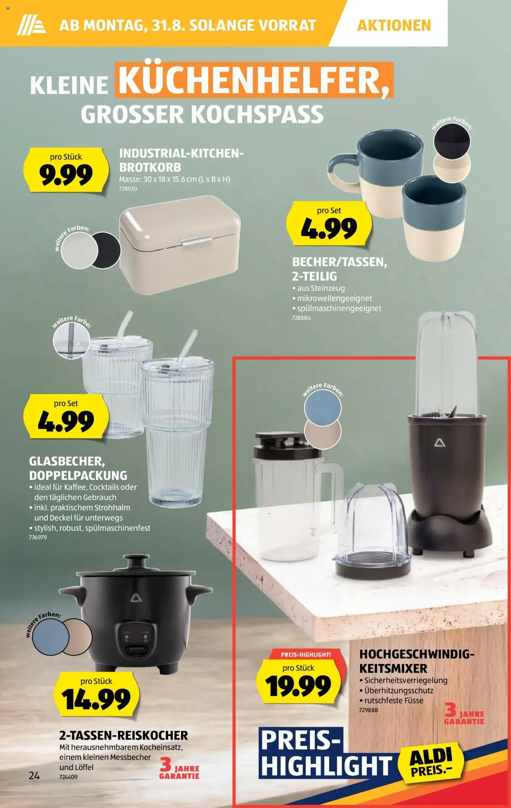 Aldi aktionen - Gültiger Prospekt ab 27.08.2026, Seite 24 von insgesamt 35