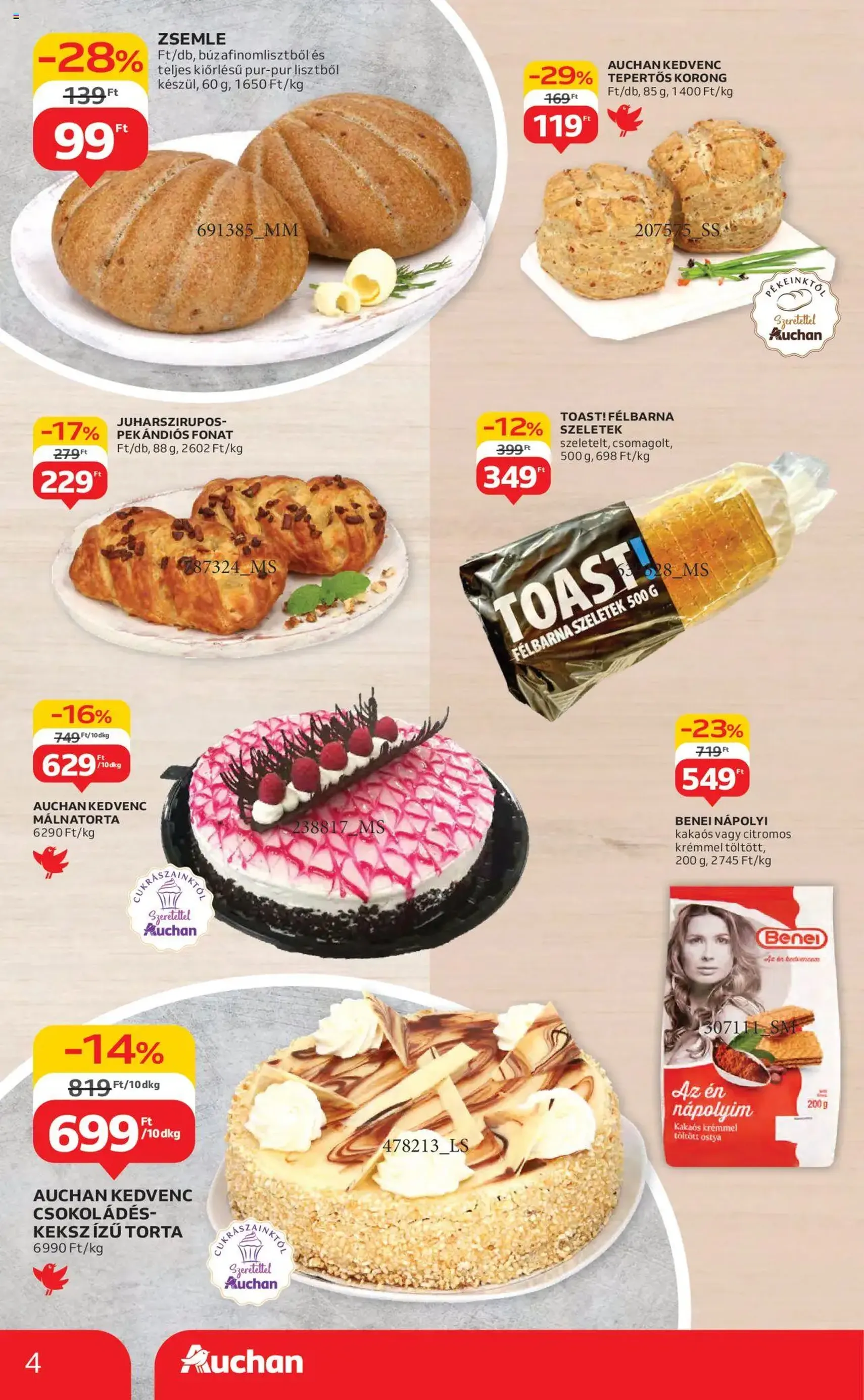 Auchan Akciós újság - 2025.07.31. érvényes szórólap 4 oldal 42 oldalból Auchan Akciós újság - 2025.07.31. érvényes szórólap 4 oldal 42 oldalból