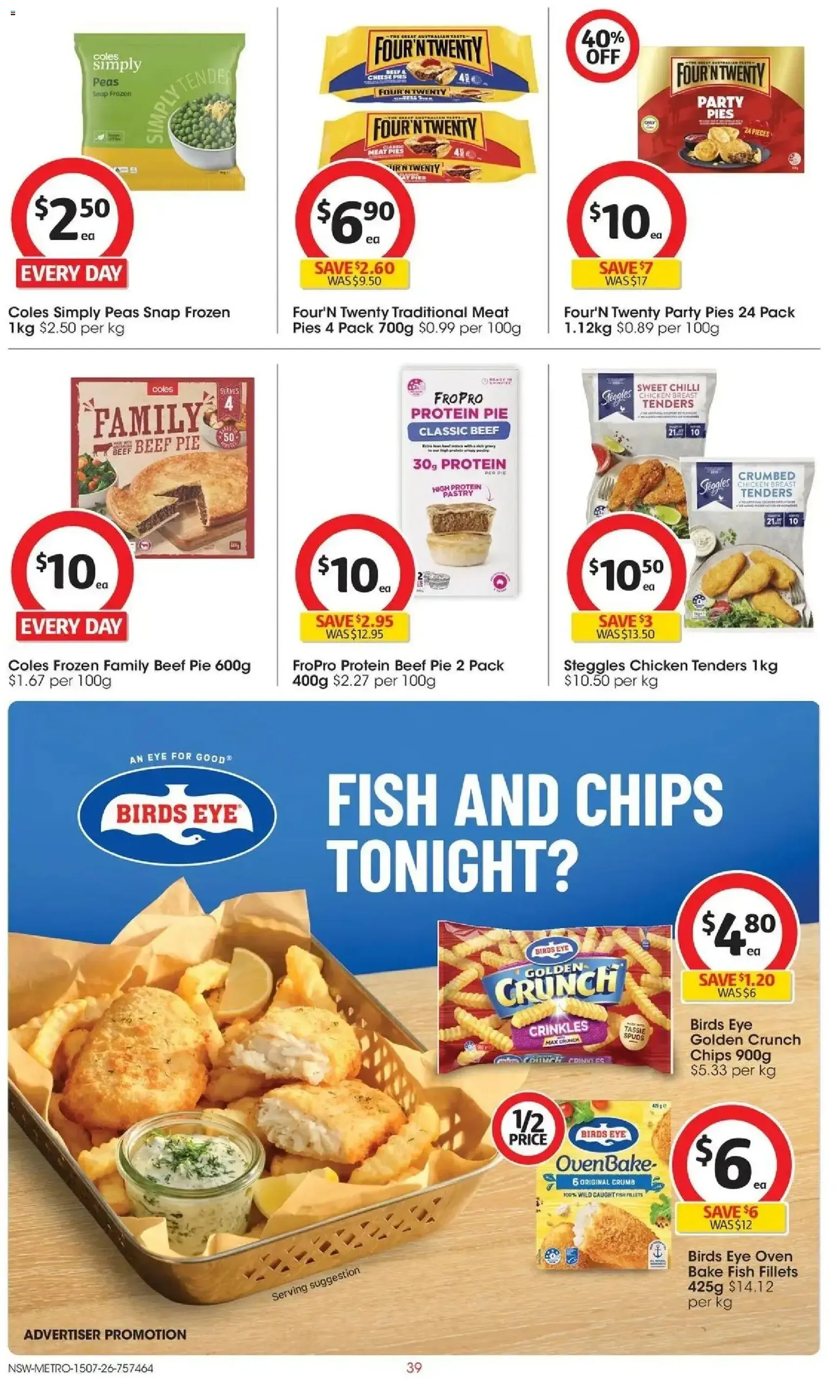 Coles catalogue - valid flyer from 15/07/2026, page 39 of 51