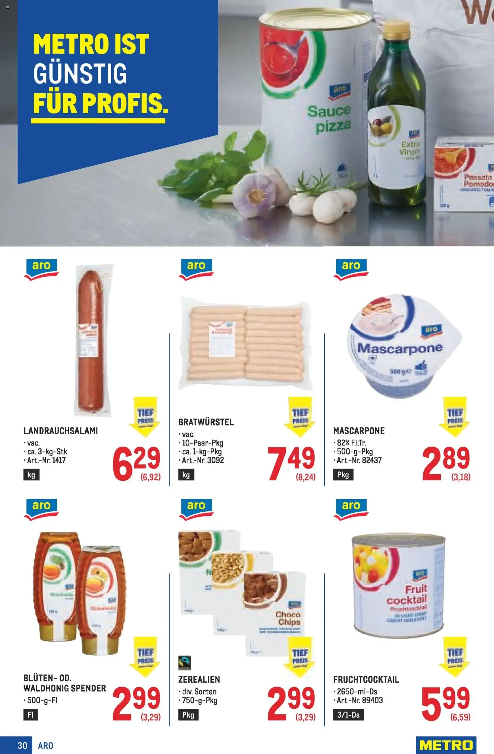 Metro angebote Profi - Gültiger Prospekt ab 13.11.2025, Seite 30 von insgesamt 64