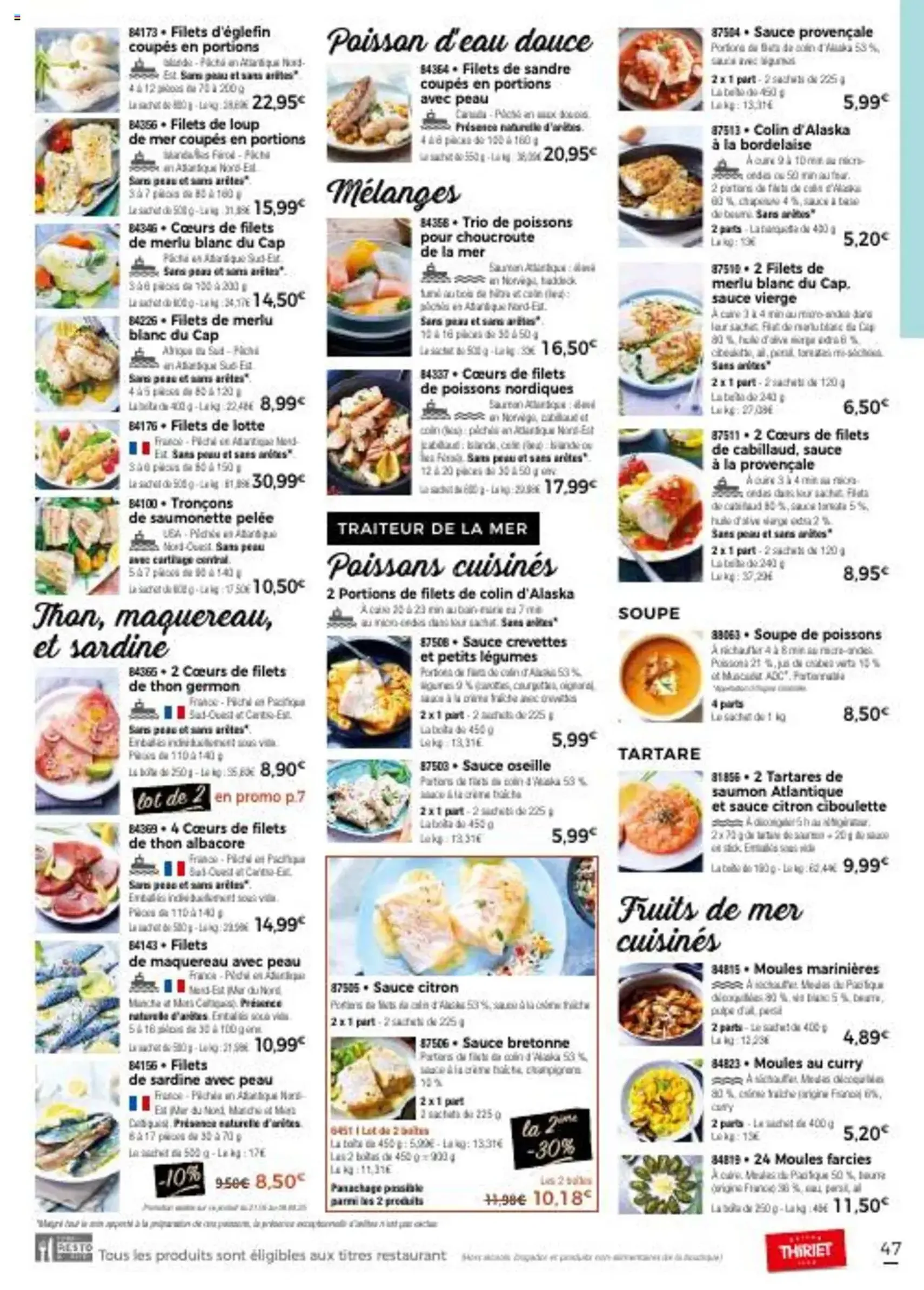 Thiriet catalogue livraison à domicile - brochure valable à partir du 11/07/2025, page 47 sur 80 Thiriet catalogue livraison à domicile - brochure valable à partir du 11/07/2025, page 47 sur 80