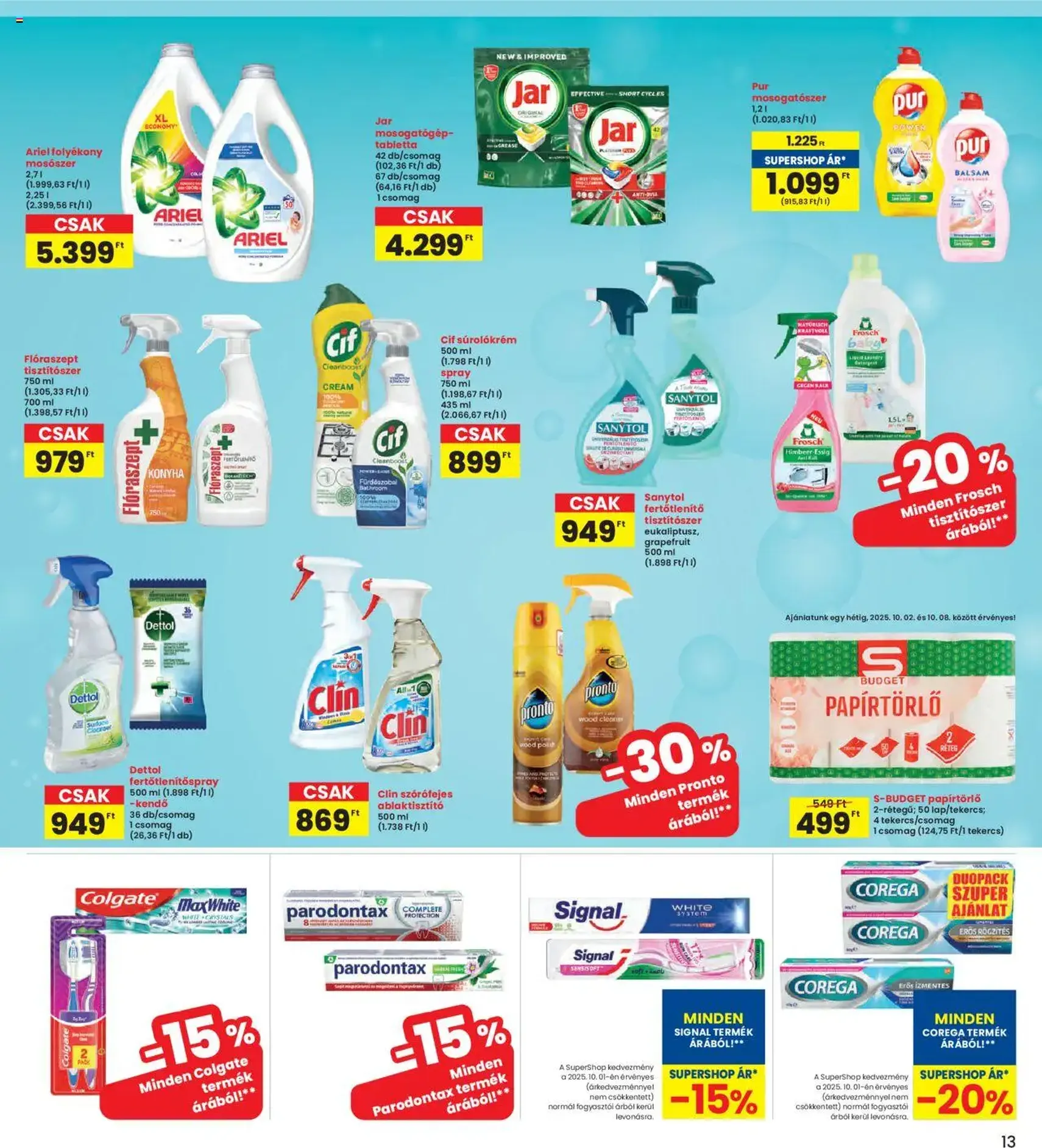 Interspar Akciós újság - 2025.10.02. érvényes szórólap 13 oldal 18 oldalból Interspar Akciós újság - 2025.10.02. érvényes szórólap 13 oldal 18 oldalból