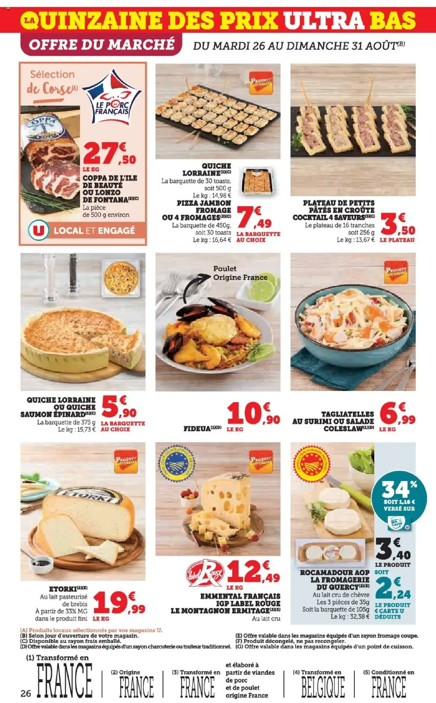 U Express catalogue - brochure valable à partir du 26/08/2025, page 26 sur 32 U Express catalogue - brochure valable à partir du 26/08/2025, page 26 sur 32