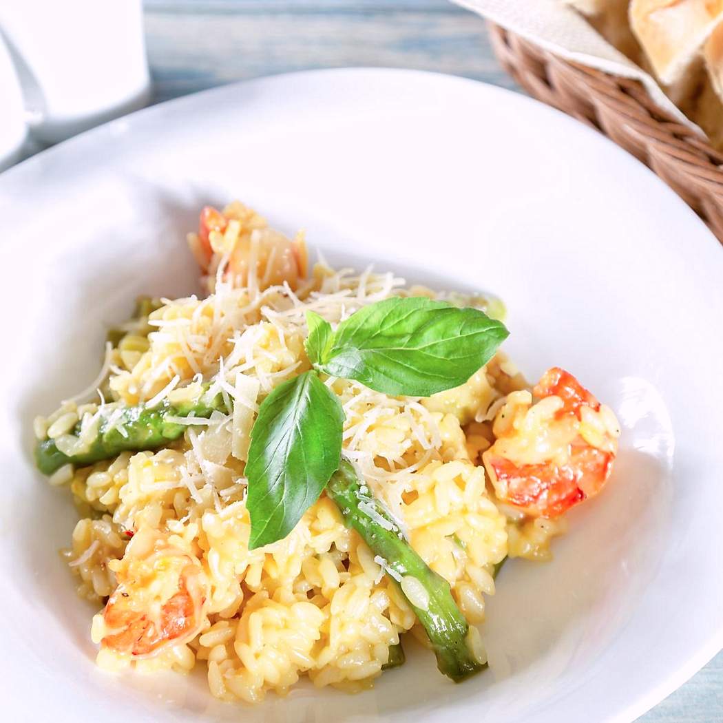 Risotto Asparagi e Gamberetti