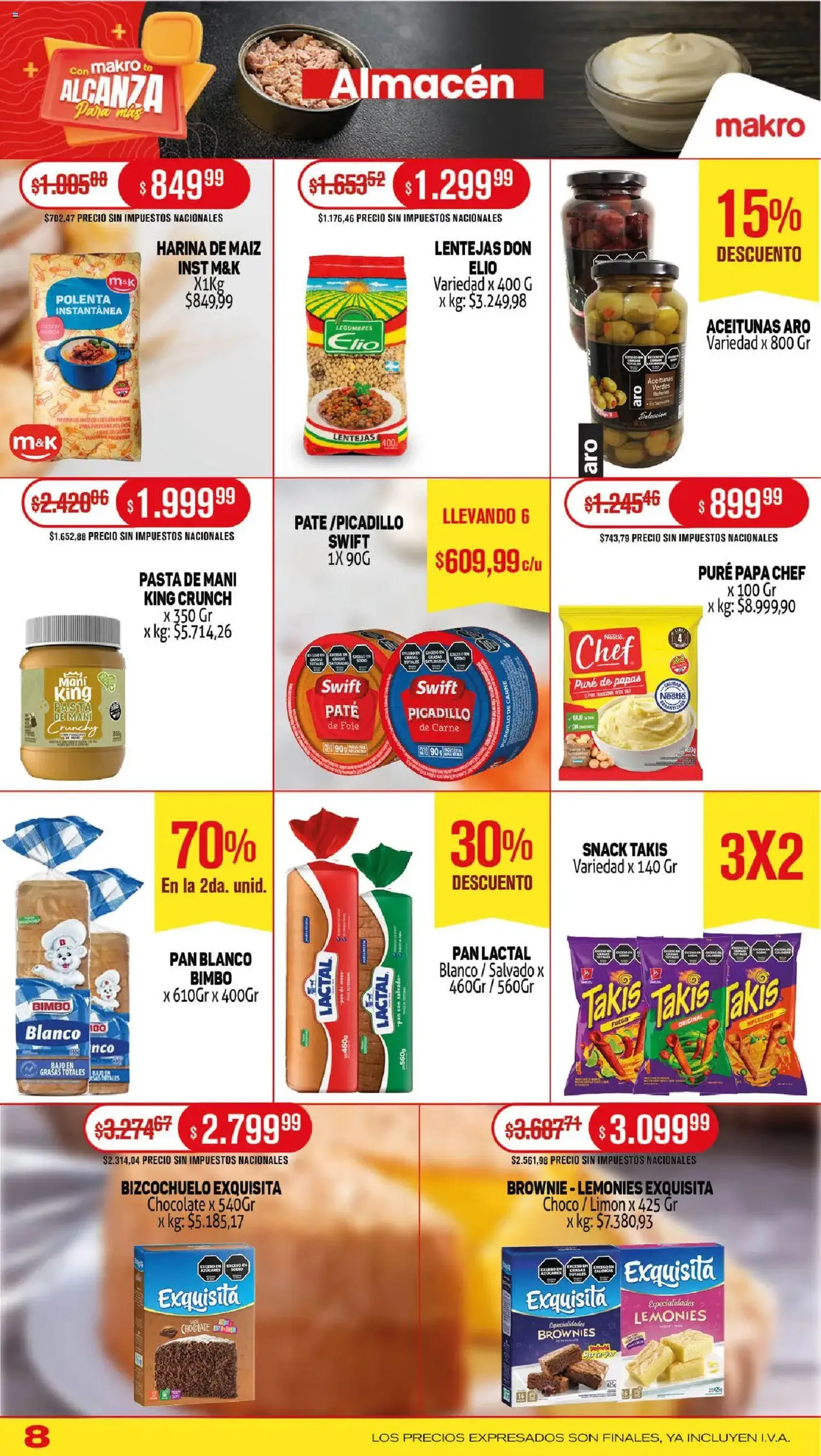Makro ofertas - folleto válido desde 21/08/2025 página 8 de 20 Makro ofertas - folleto válido desde 21/08/2025 página 8 de 20