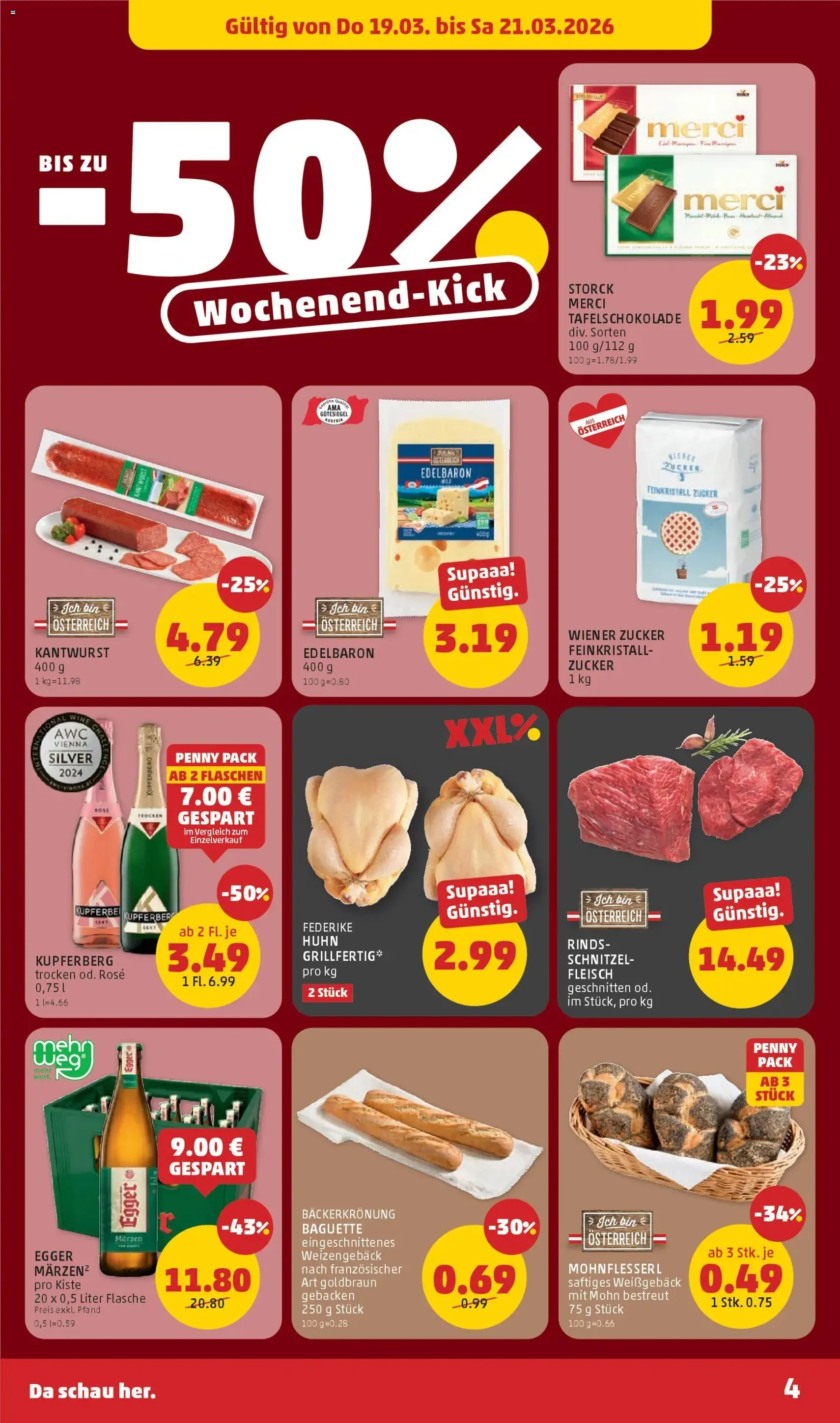 Penny Markt - Flugblatt - Gültiger Prospekt ab 19.03.2026, Seite 4 von insgesamt 32