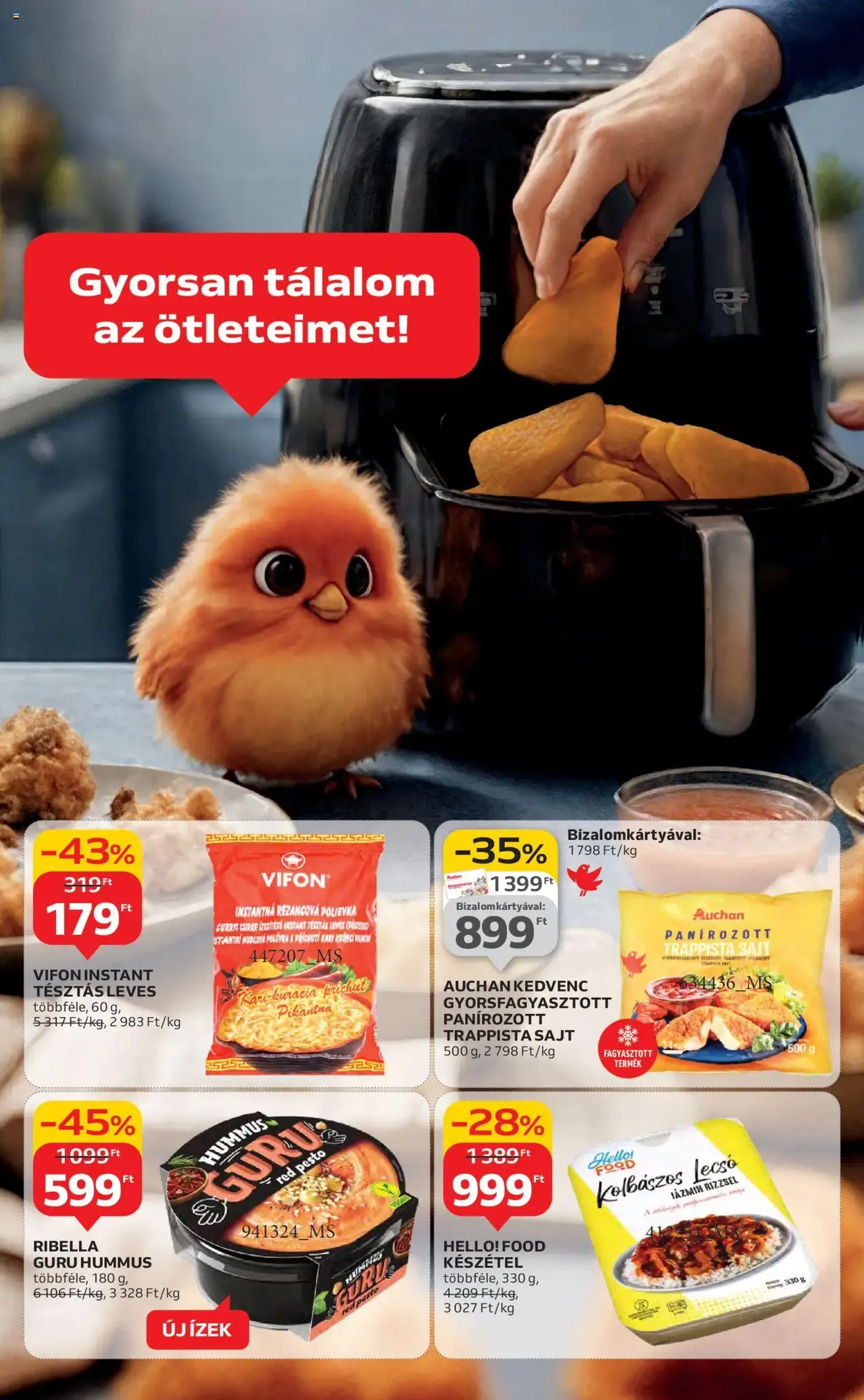Auchan Akciós újság - 2025.10.16. érvényes szórólap 5 oldal 54 oldalból Auchan Akciós újság - 2025.10.16. érvényes szórólap 5 oldal 54 oldalból