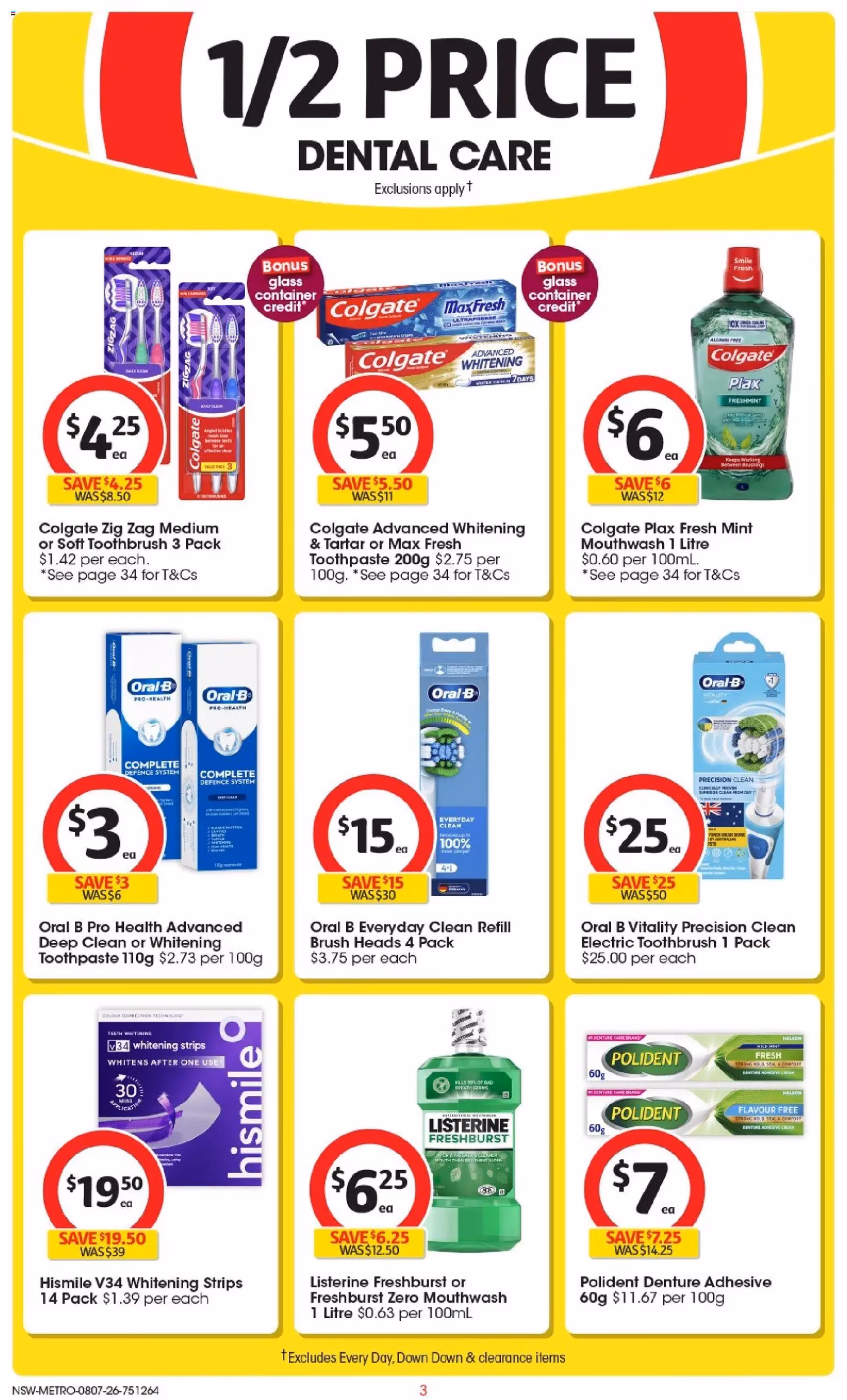Coles catalogue - valid flyer from 08/07/2026, page 3 of 50