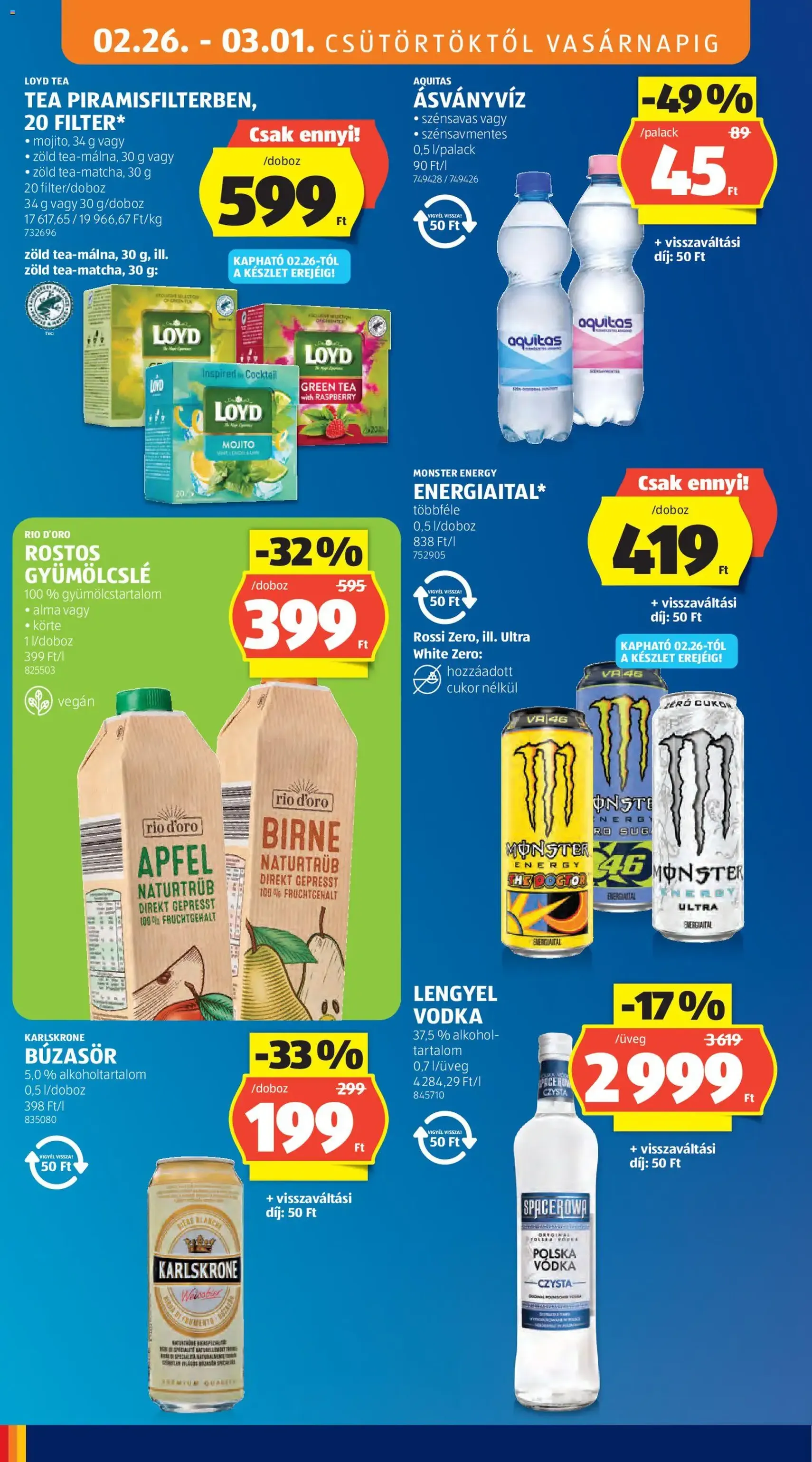 Aldi Akciós újság - 2026.02.26. érvényes szórólap 12 oldal 52 oldalból