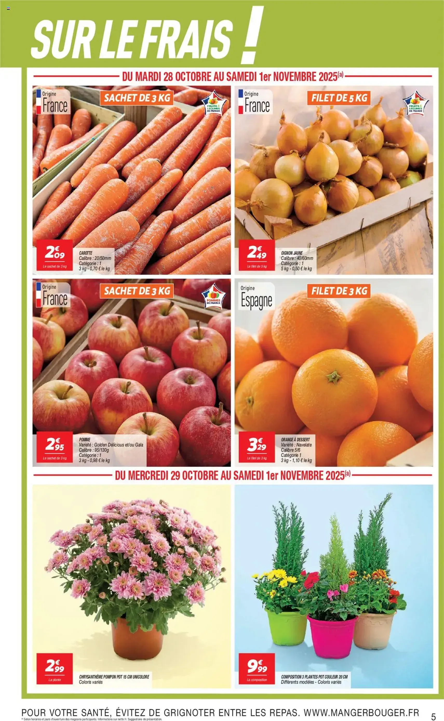 Netto catalogue - brochure valable à partir du 28/10/2025, page 5 sur 8 Netto catalogue - brochure valable à partir du 28/10/2025, page 5 sur 8