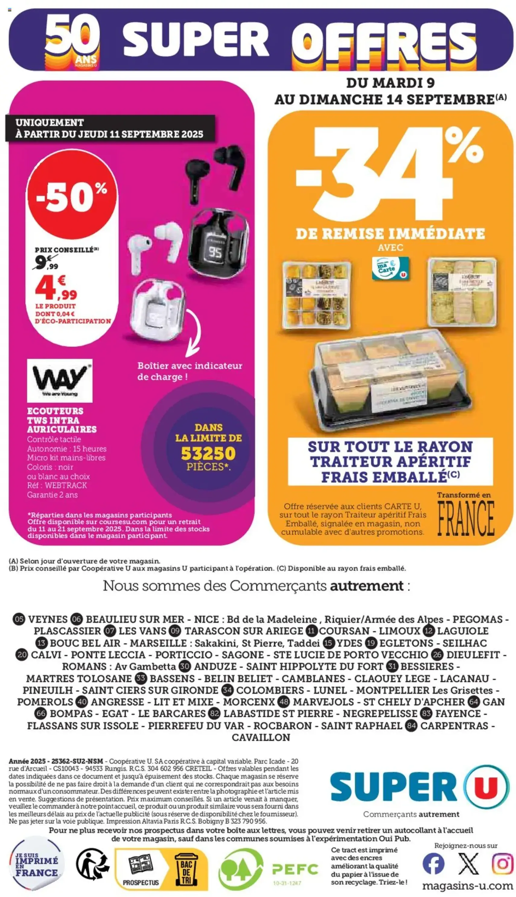 Super U catalogue - brochure valable à partir du 09/09/2025, page 32 sur 32