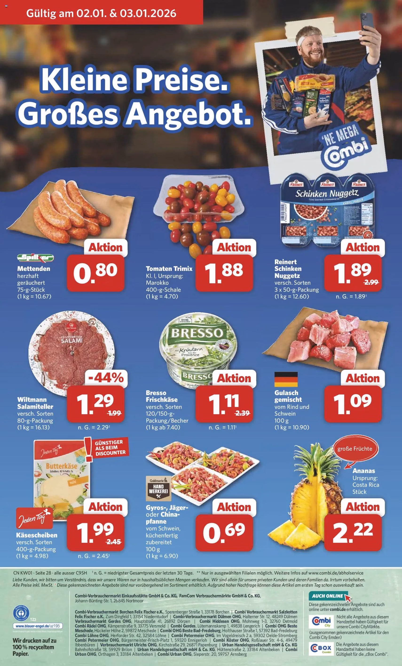 Combi Prospekt - Gültiger Prospekt ab 29.12.2025, Seite 30 von insgesamt 38