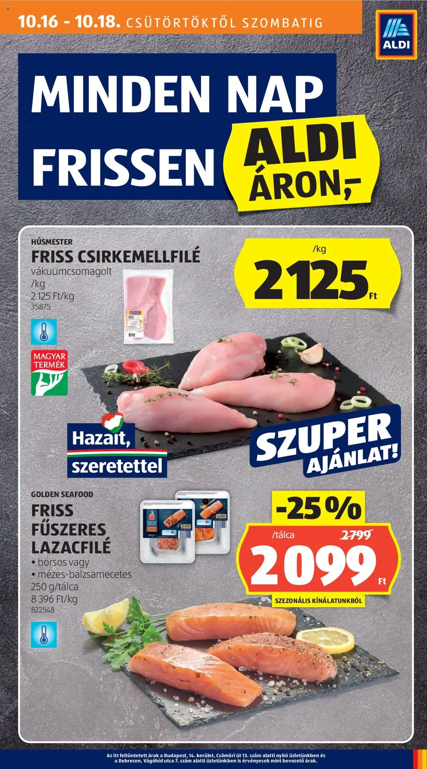 Aldi Akciós újság - 2025.10.16. érvényes szórólap 19 oldal 50 oldalból Aldi Akciós újság - 2025.10.16. érvényes szórólap 19 oldal 50 oldalból