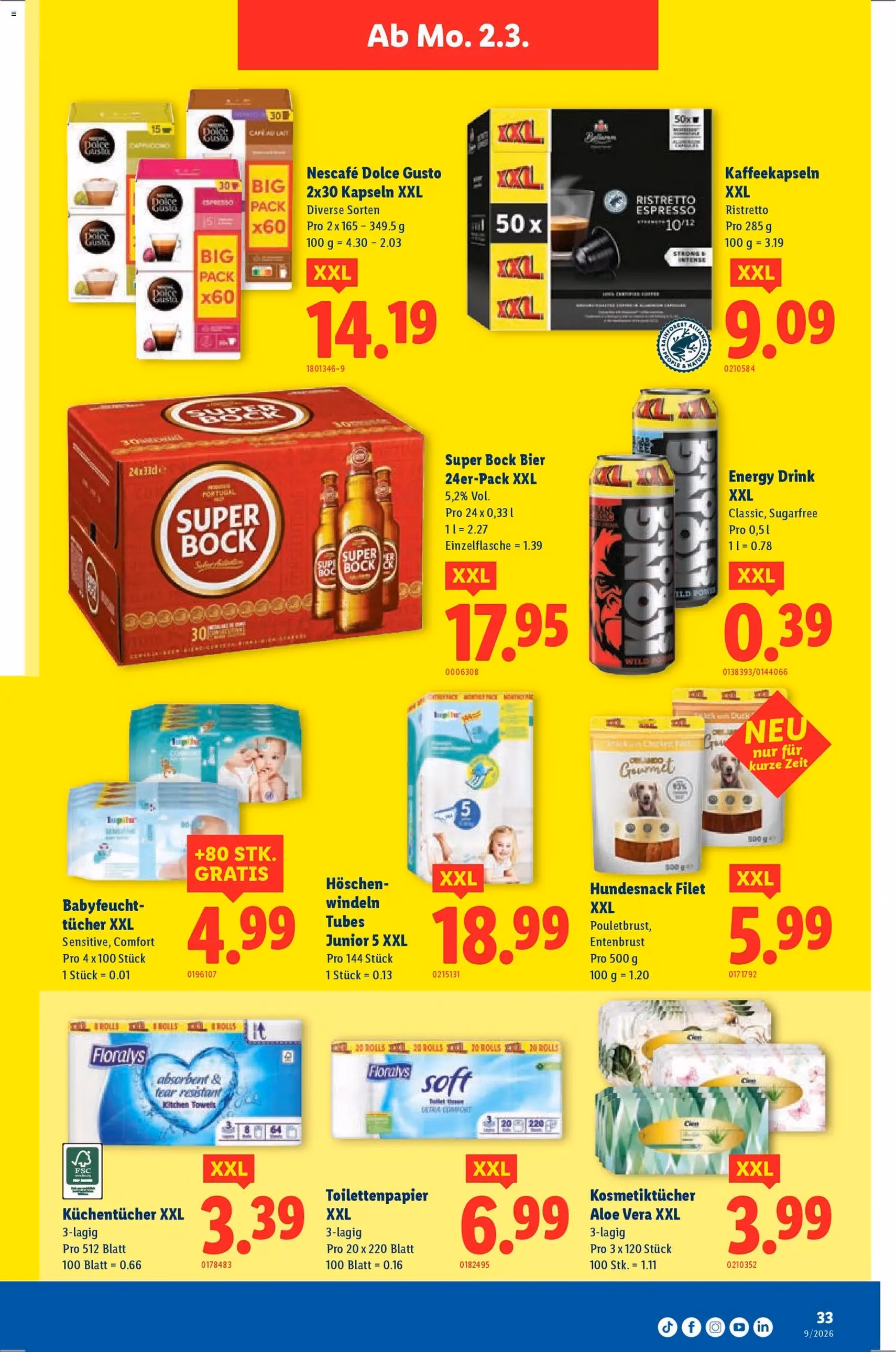 Lidl Aktionen - Gültiger Prospekt ab 26.02.2026, Seite 33 von insgesamt 42