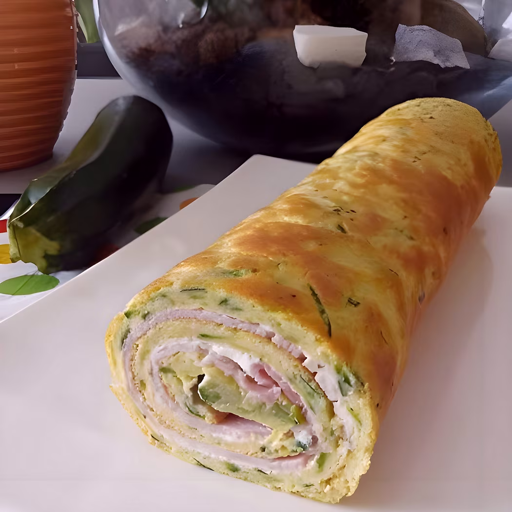 Slaná cuketovo-mrkvová roláda