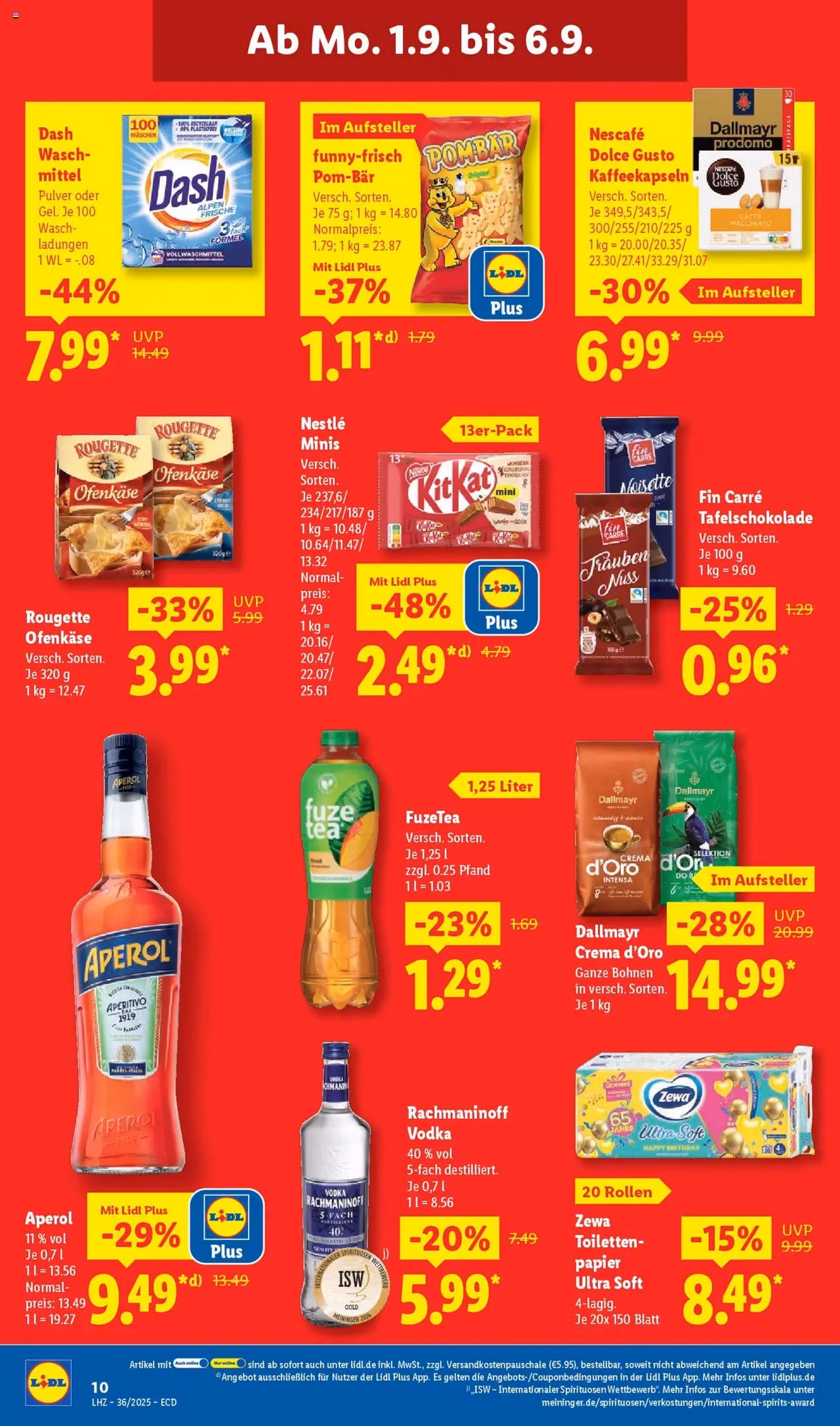 Lidl Prospekt - Gültiger Prospekt ab 01.09.2025, Seite 18 von insgesamt 72 Lidl Prospekt - Gültiger Prospekt ab 01.09.2025, Seite 18 von insgesamt 72
