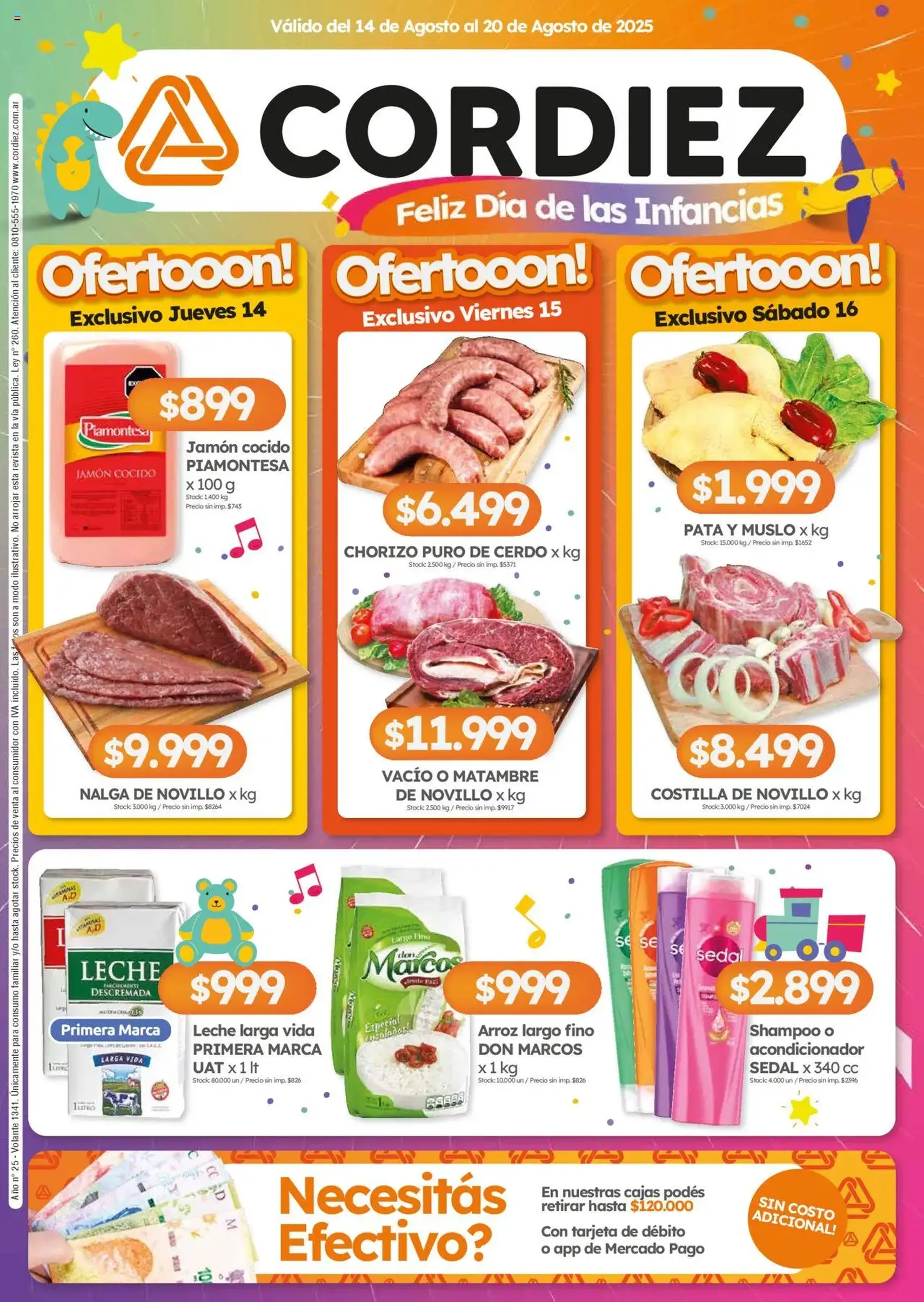 Cordiez ofertas - folleto válido desde 14/08/2025 página 1 de 8