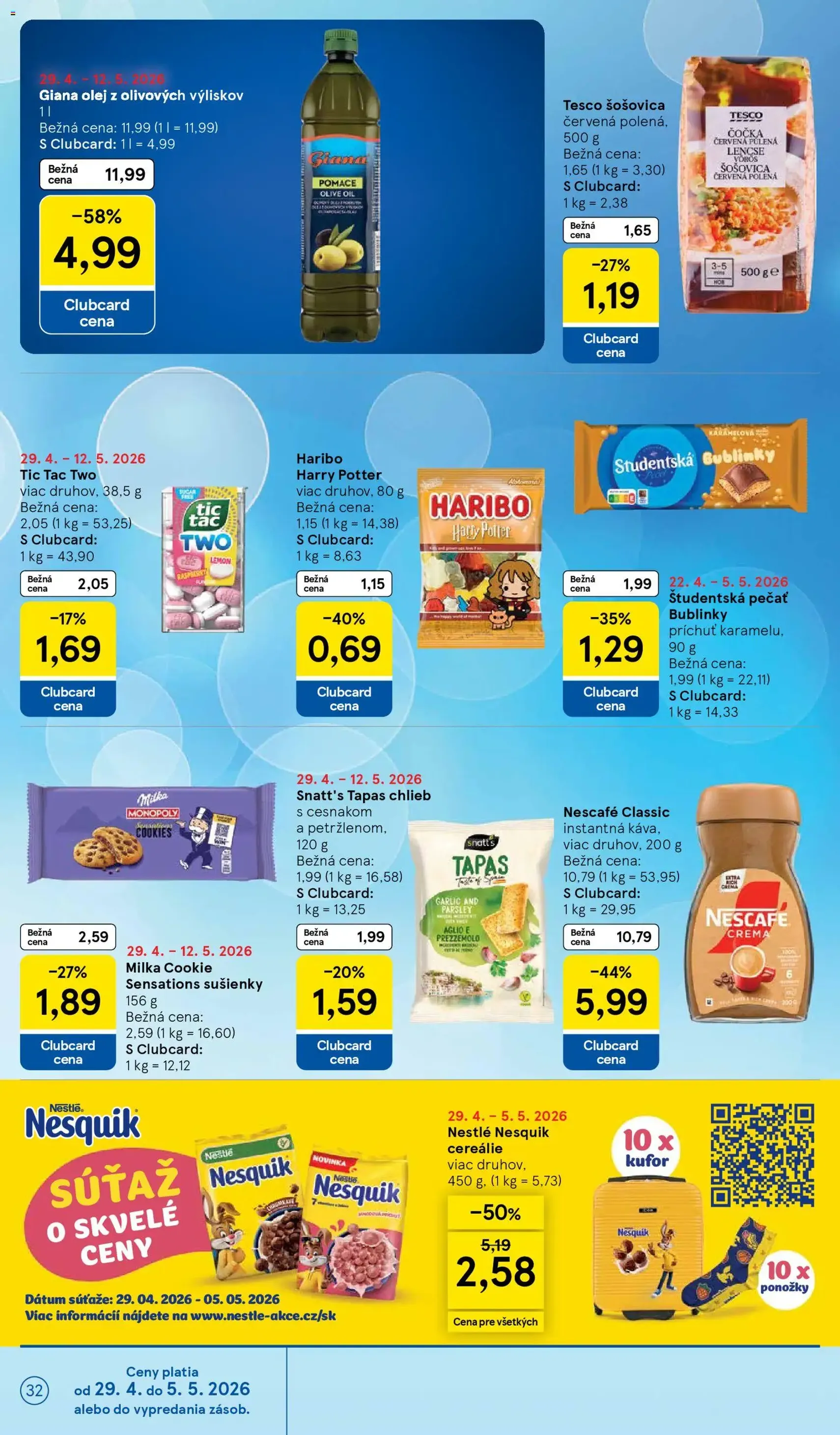 Tesco Hypermarket - leták - platný leták od 29.04.2026 strana 32 z 44