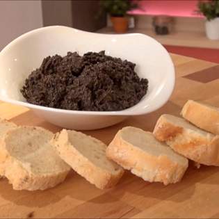Recipe preview Homemade French black olive tapenade recipe