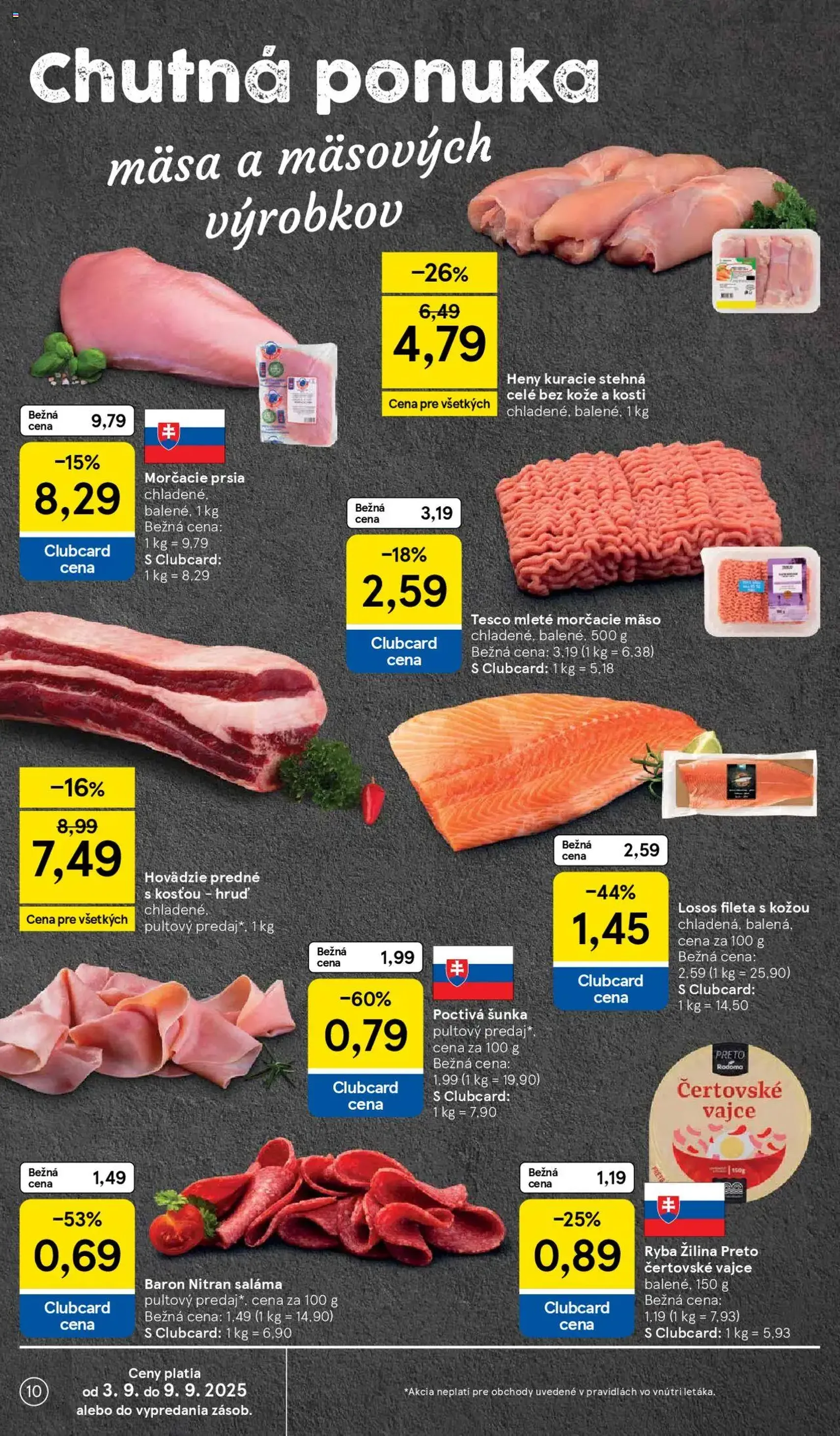 Tesco Hypermarket - leták - platný leták od 03.09.2025 strana 10 z 33 Tesco Hypermarket - leták - platný leták od 03.09.2025 strana 10 z 33