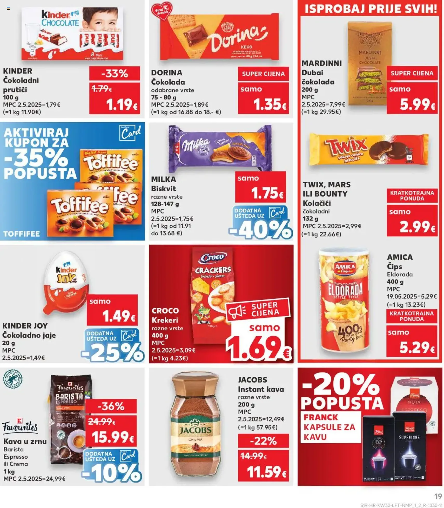 Kaufland HR - Split-Ravne njive - 2025.07.23. érvényes szórólap 19 oldal 32 oldalból
