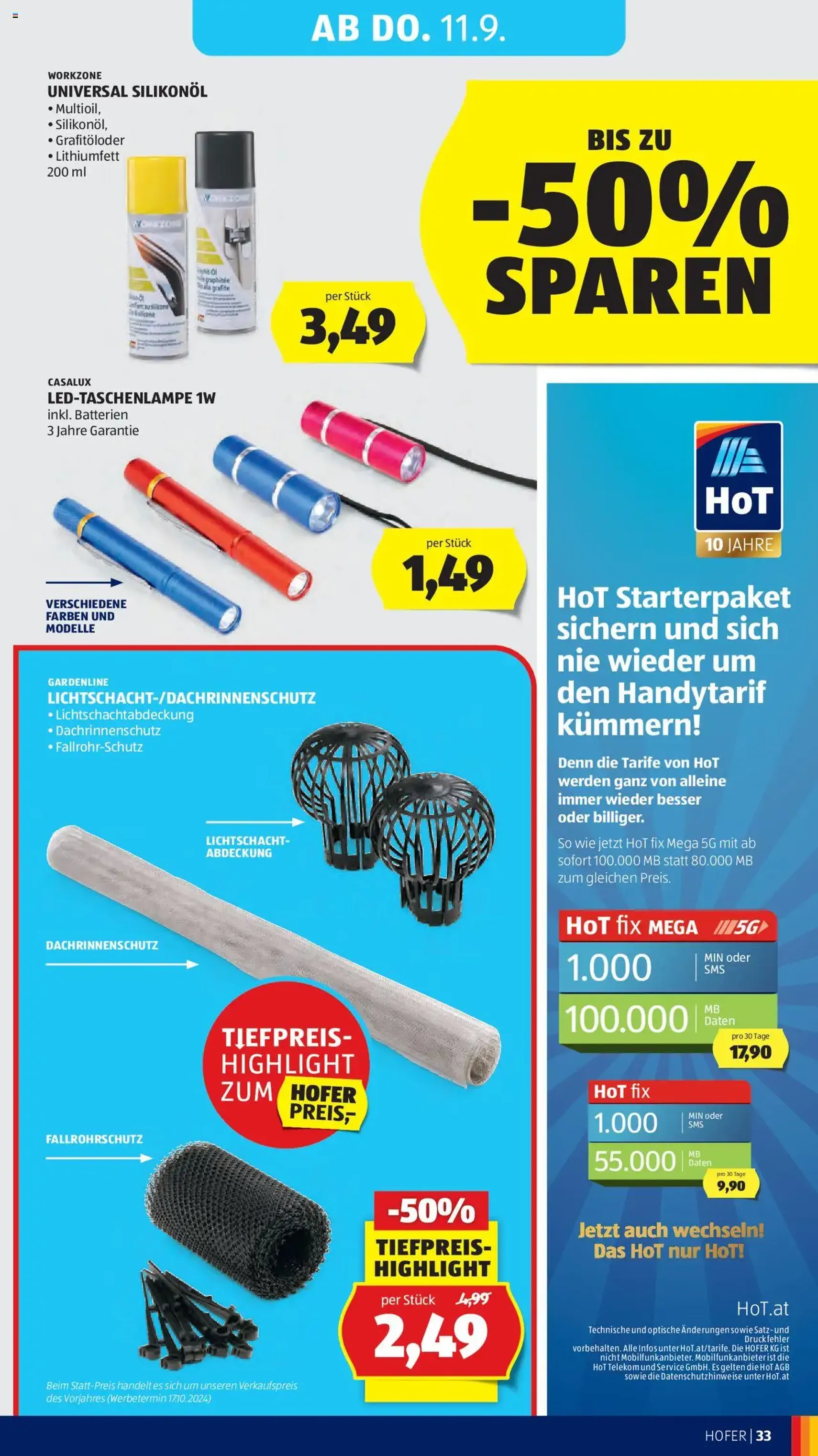 Hofer Flugblatt - Gültiger Prospekt ab 05.09.2025, Seite 37 von insgesamt 45 Hofer Flugblatt - Gültiger Prospekt ab 05.09.2025, Seite 37 von insgesamt 45
