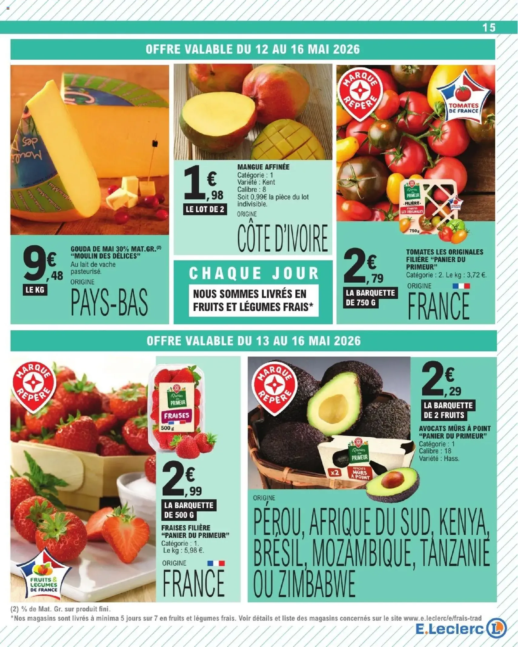 E.Leclerc catalogue de la semaine 20 - brochure valable à partir du 12/05/2026, page 15 sur 32