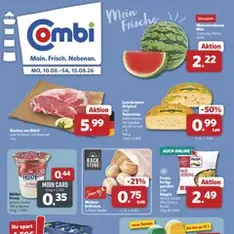 Combi Prospekt - Prospekt Vorschau gültig ab 10.08.2026