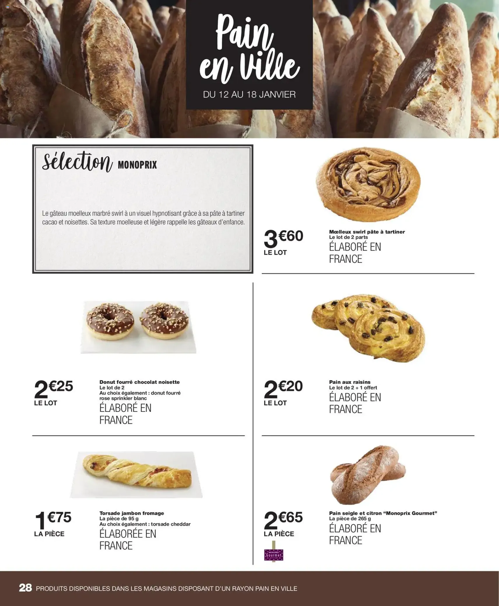 Monoprix catalogue - brochure valable à partir du 01/01/2026, page 28 sur 69