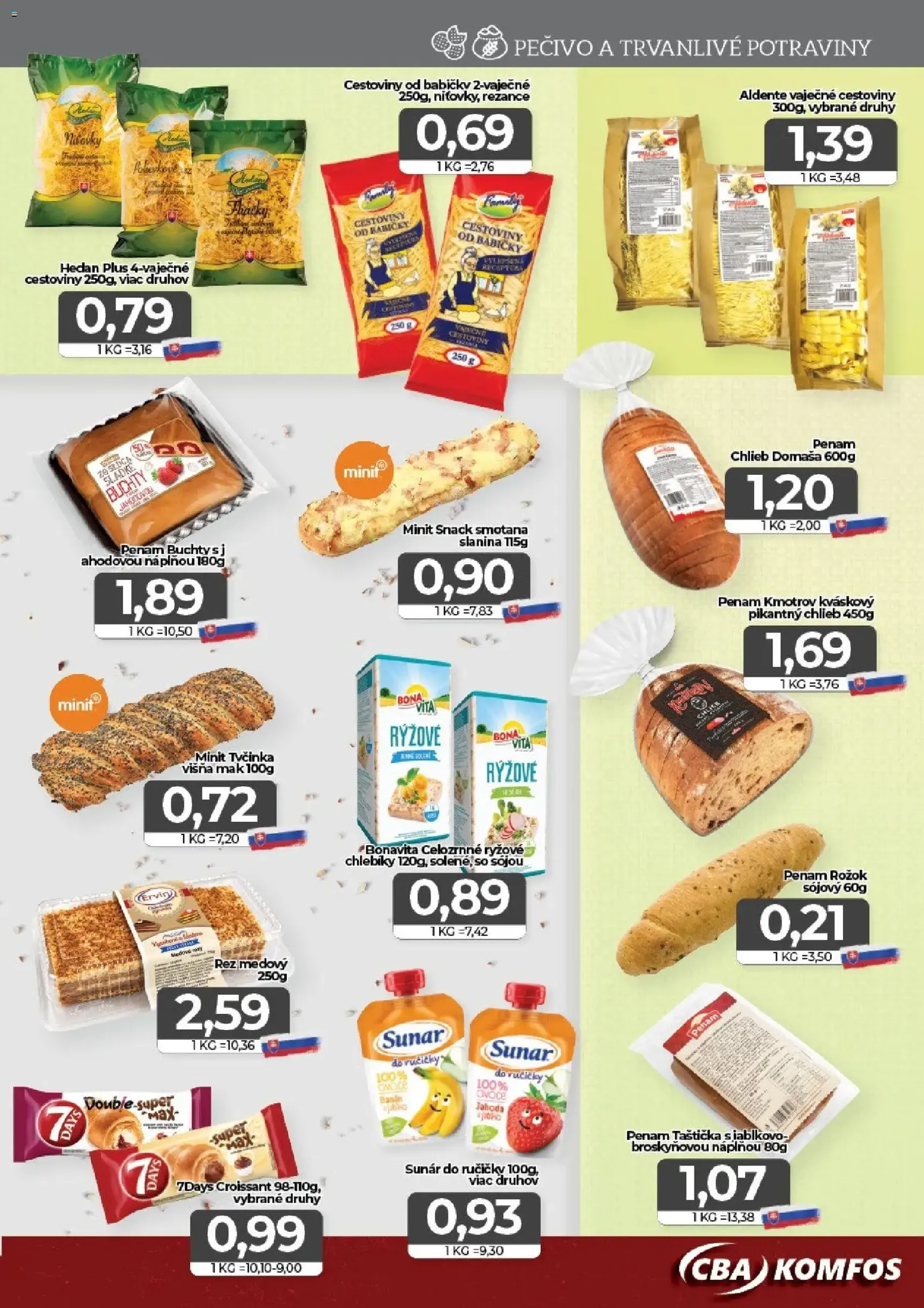 CBA Komfos leták - platný leták od 21.08.2026 strana 9 z 16