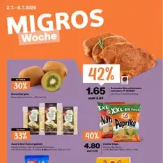 Migros aktionen - Prospekt Vorschau gültig ab 02.07.2026