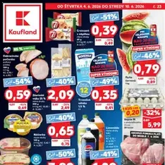 Kaufland leták - náhľad letáku platný od 04.06.2026