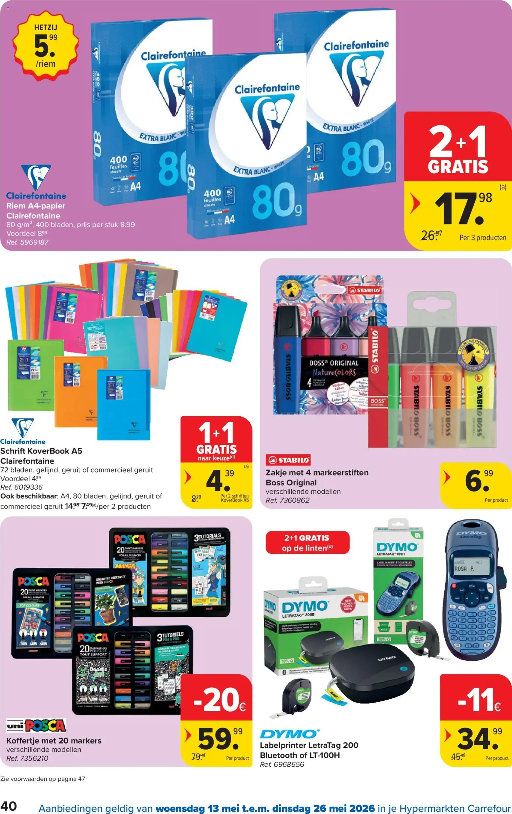 Carrefour folder week 20 - geldige folder vanaf 13/05/2026 pagina 40 van 48