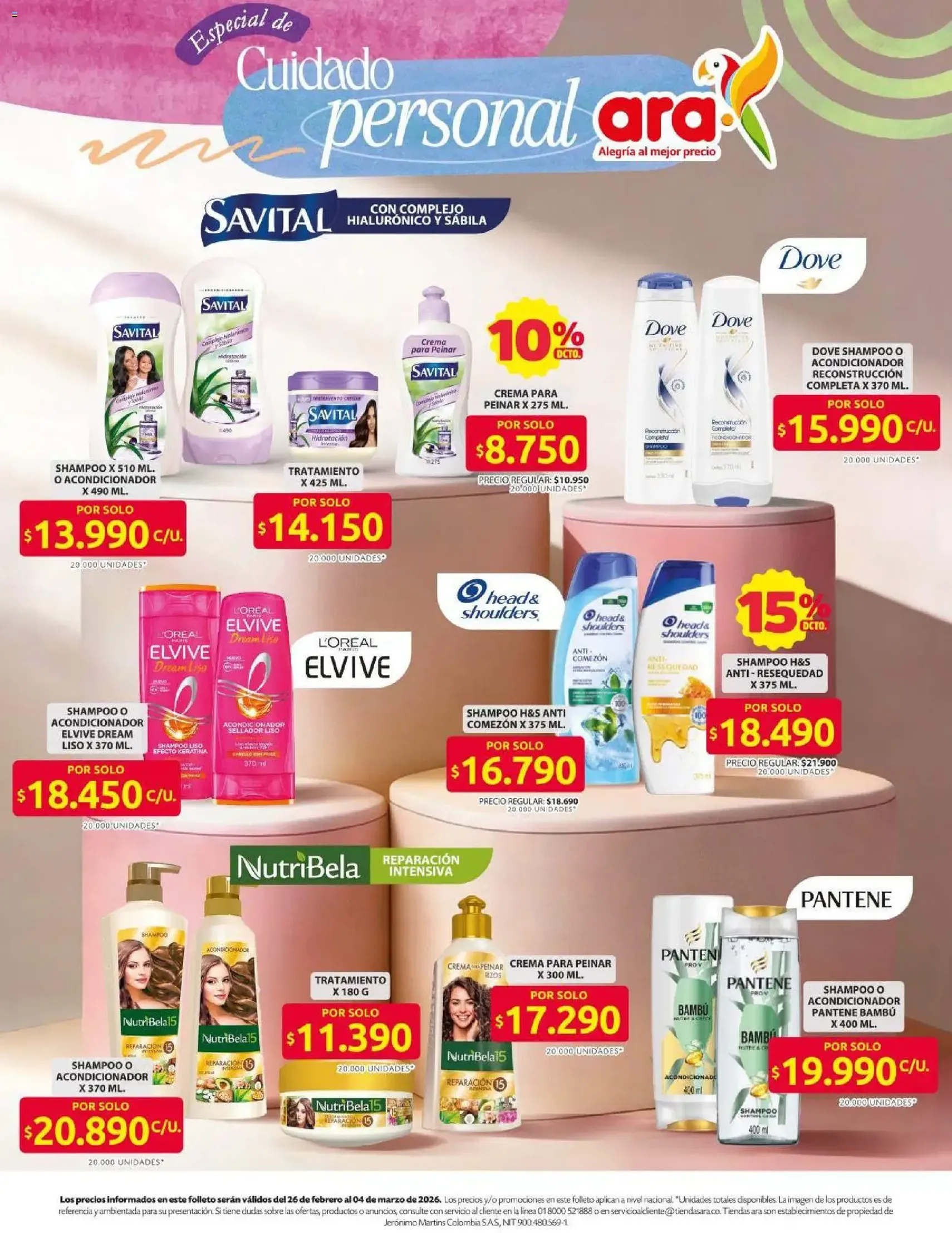Ara - Ahorra con precios bajos y ofertas en la canasta familiar - folleto válido desde 26/02/2026 página 11 de 14