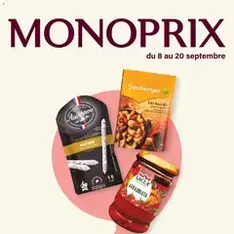 Monoprix catalogue - Prévisualisation du catalogue valable à partir du 08/09/2026