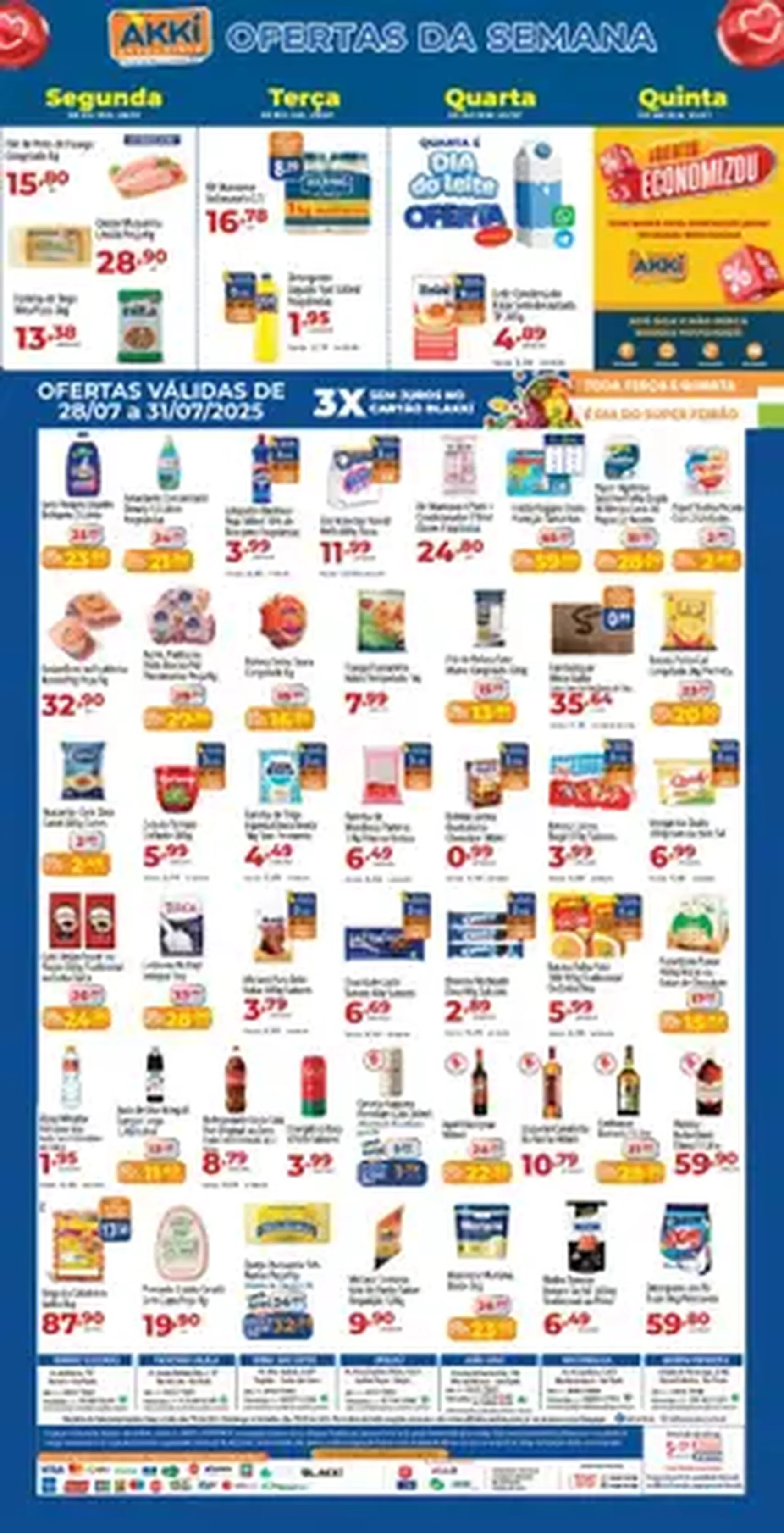 Akki Atacadista - Ofertas da semana - folheto válido a partir de 28/07/2025 página 1 de 1