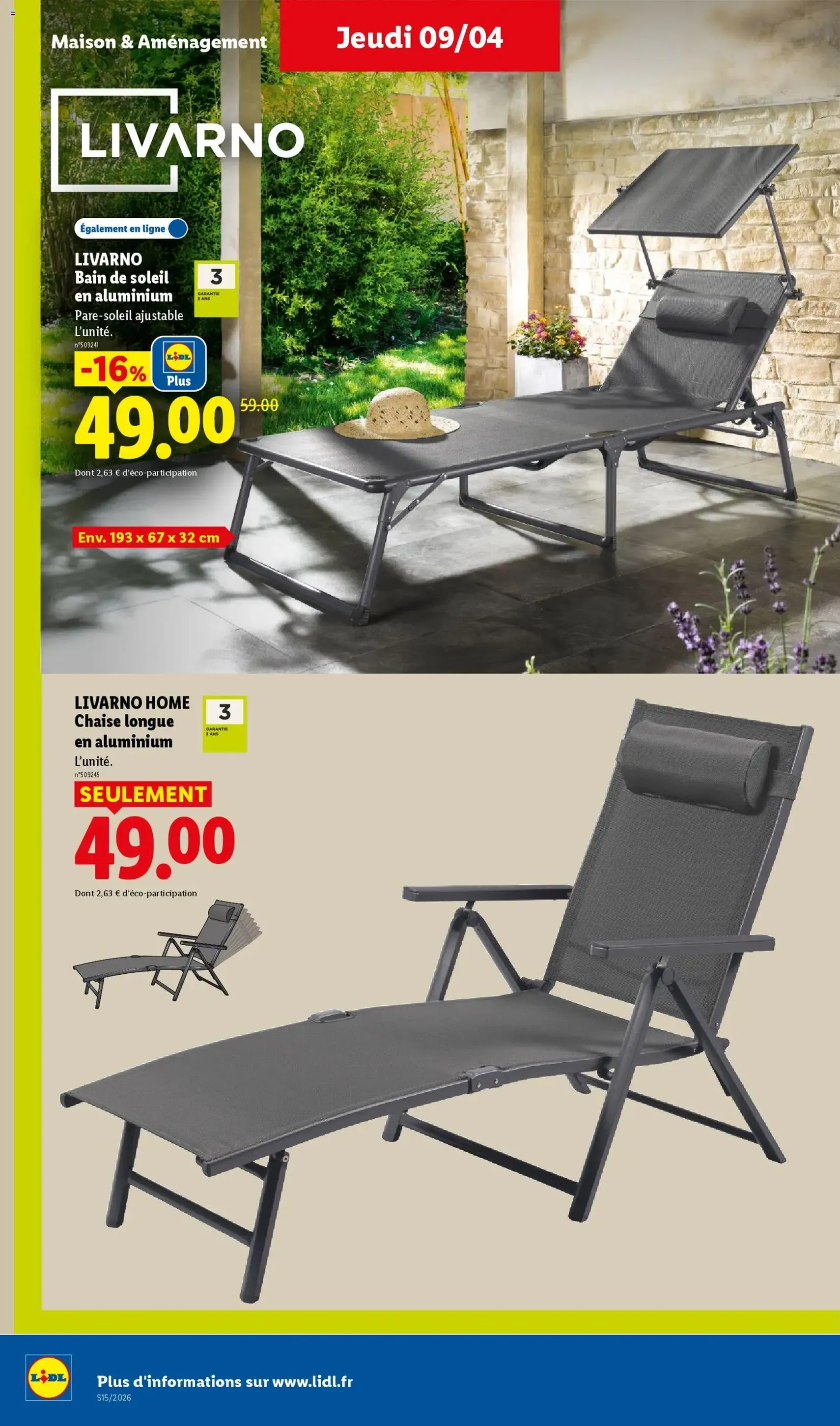 LIDL catalogue semaine 15 - brochure valable à partir du 09/04/2026, page 34 sur 75