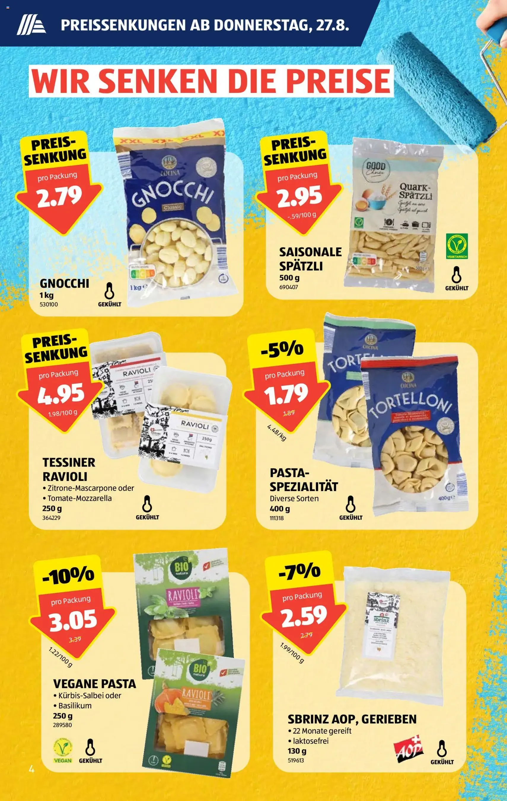 Aldi aktionen - Gültiger Prospekt ab 27.08.2026, Seite 4 von insgesamt 35